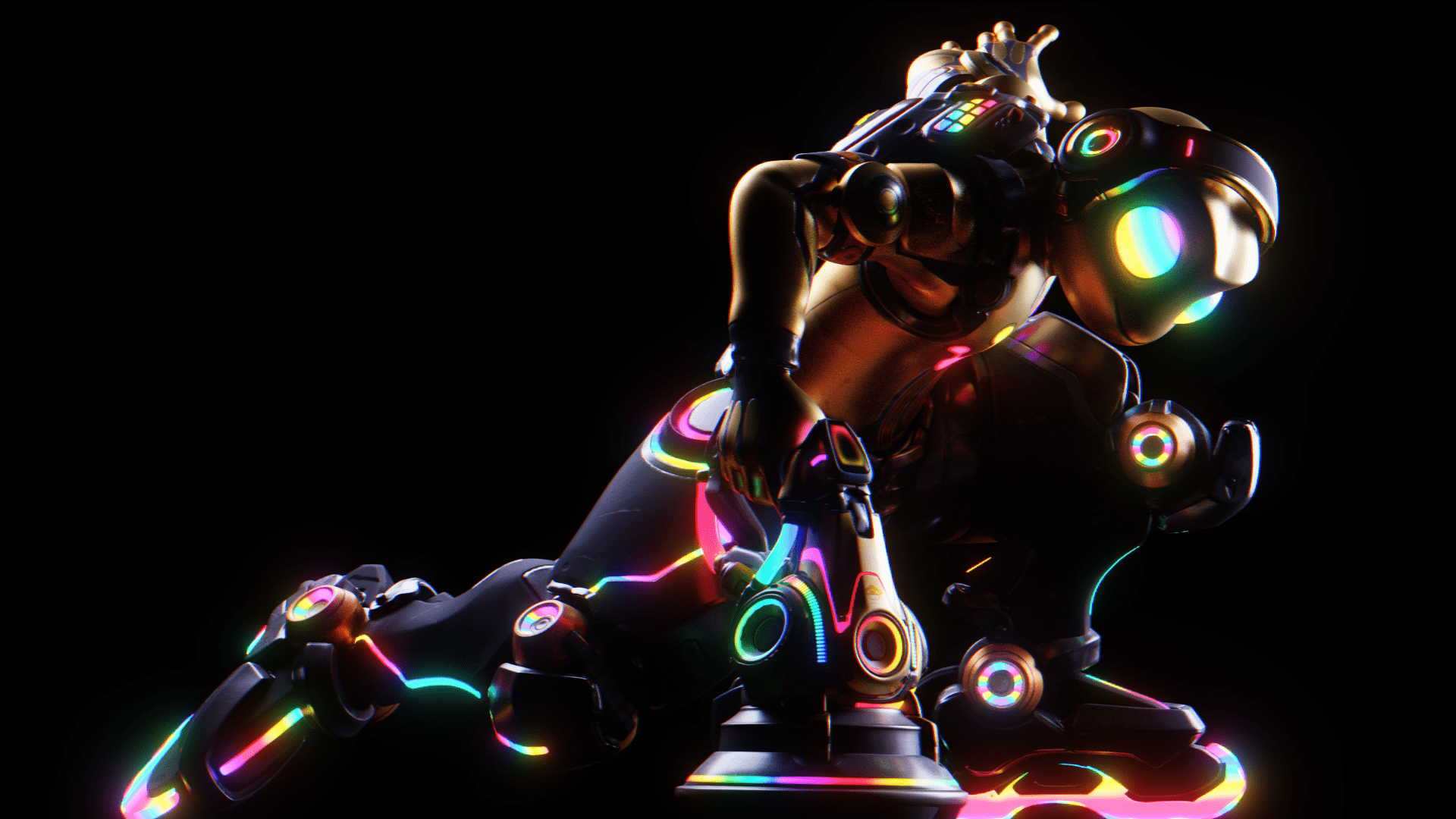 1920x1080 Open3DLab • [Overwatch] Hippity Hop Lucio For Blender +