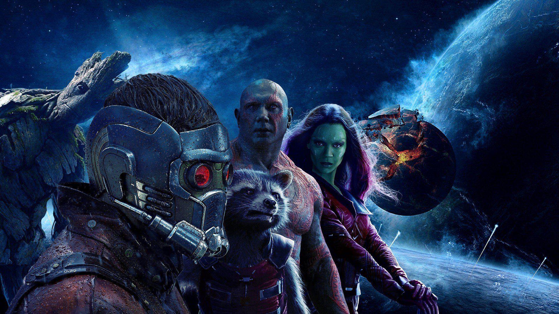 1920x1080 Groot, Drax the Destroyer, Star Lord, Rocket Raccoon, Gamora, Zoe