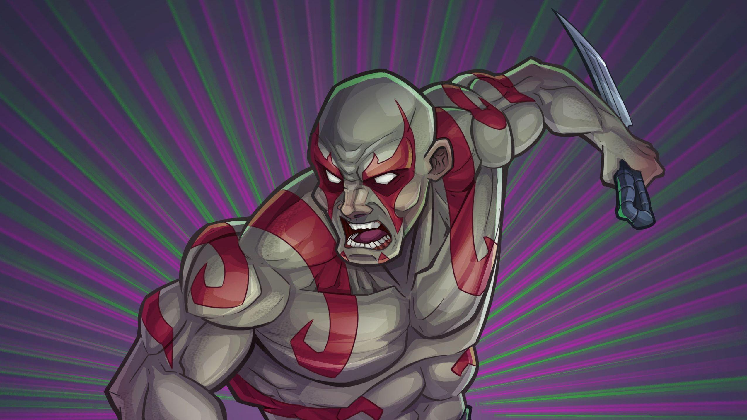 2550x1434 Drax The Destroyer Digital Art Macbook Pro Retina HD 4k