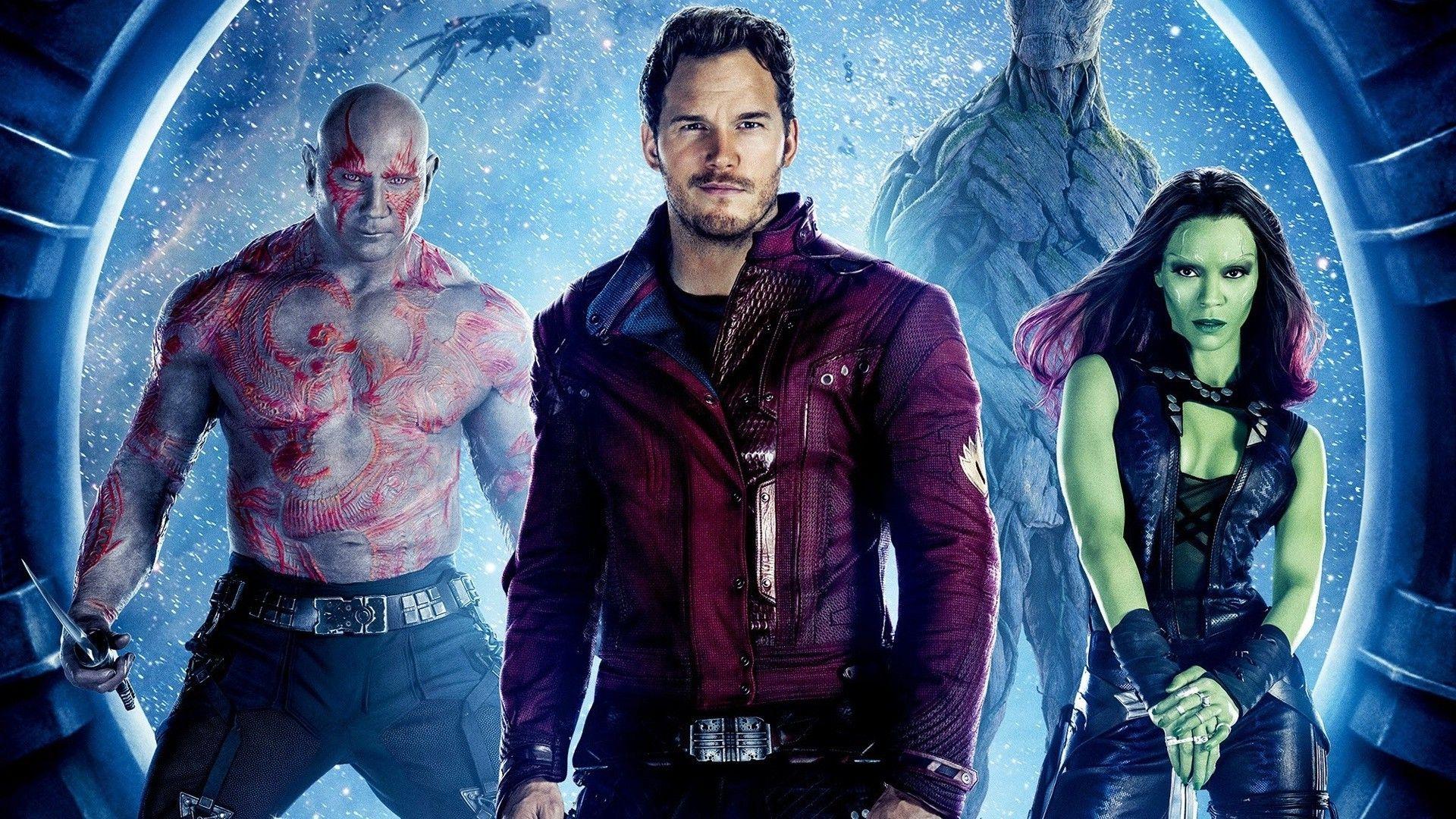 1920x1080 Guardians Of The Galaxy, Star Lord, Gamora, Drax The Destroyer
