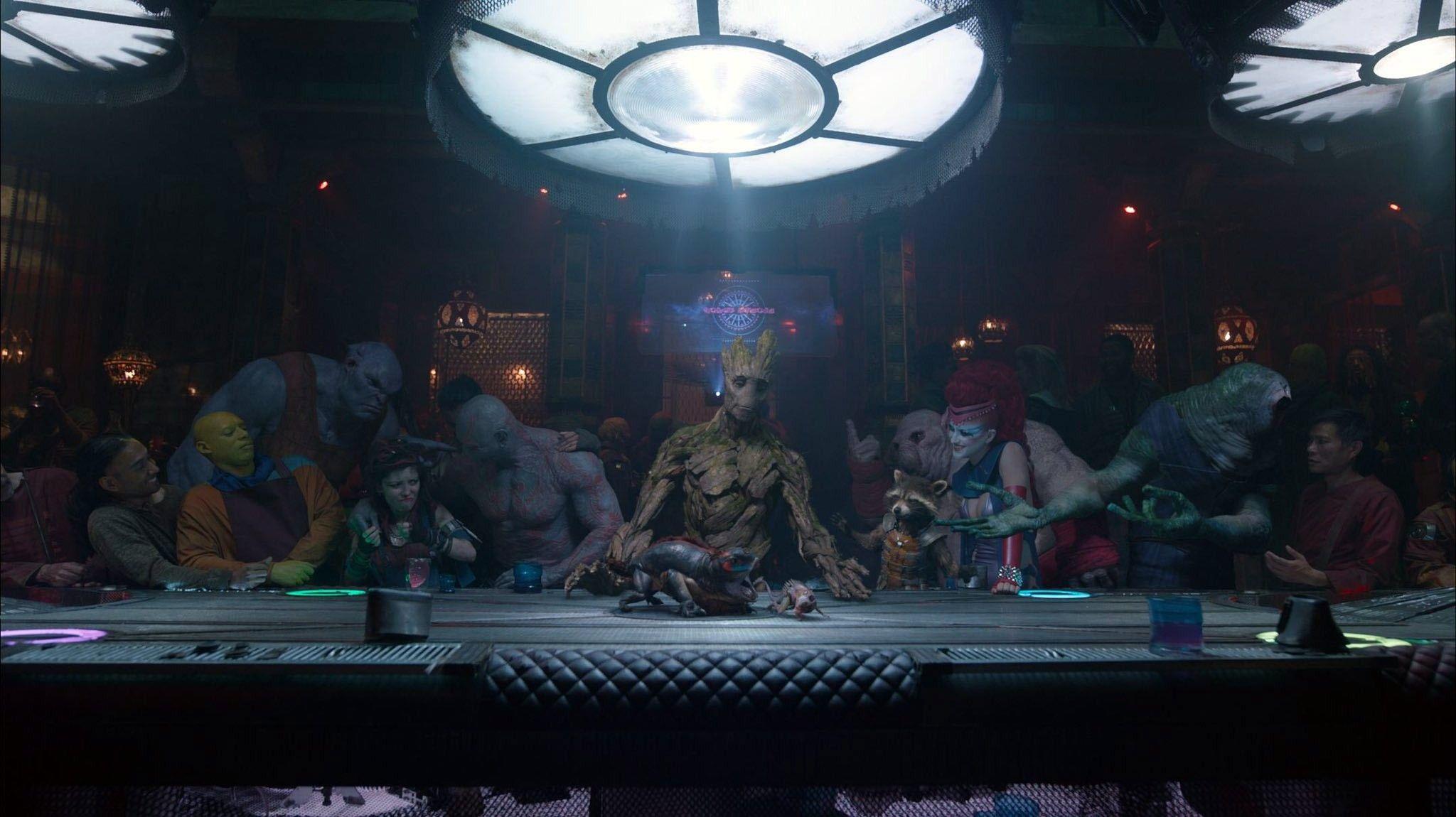 2048x1150 Groot, Drax the Destroyer, Rocket Raccoon, Guardians of the Galaxy