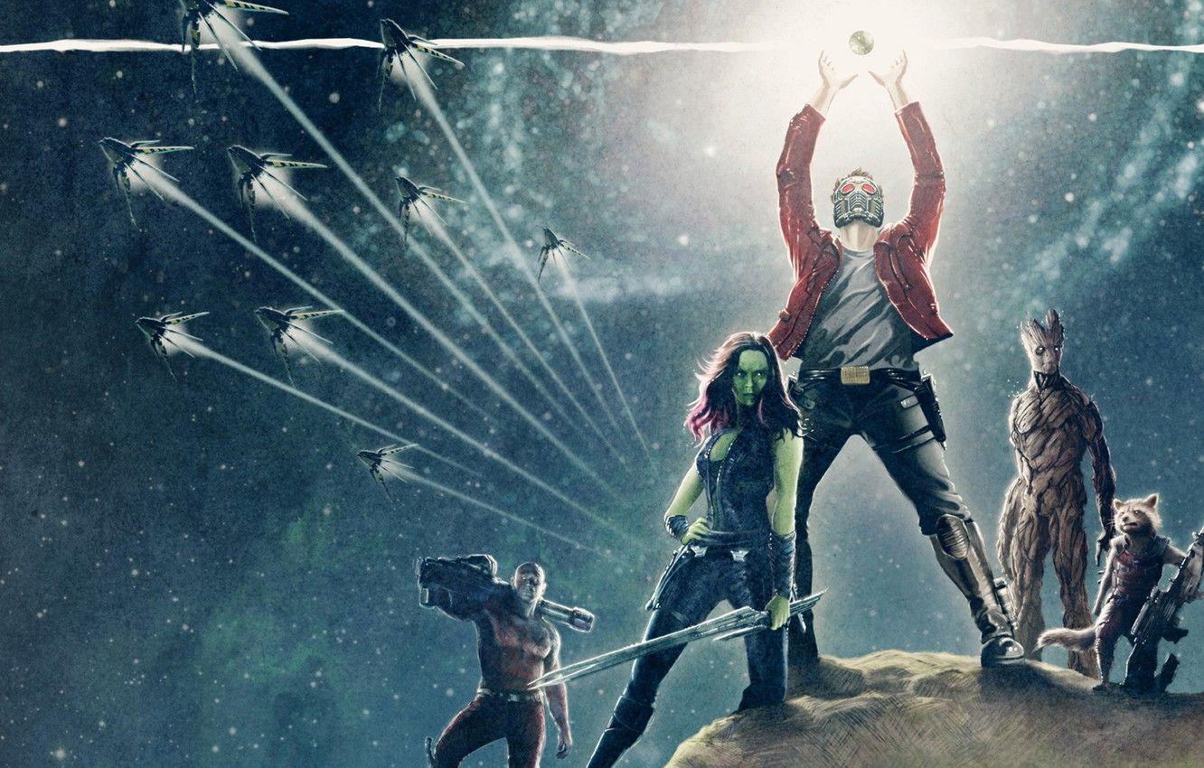 1332x850 Wallpaper Fan Art, Rocket, Star Lord, Guardians Of The Galaxy