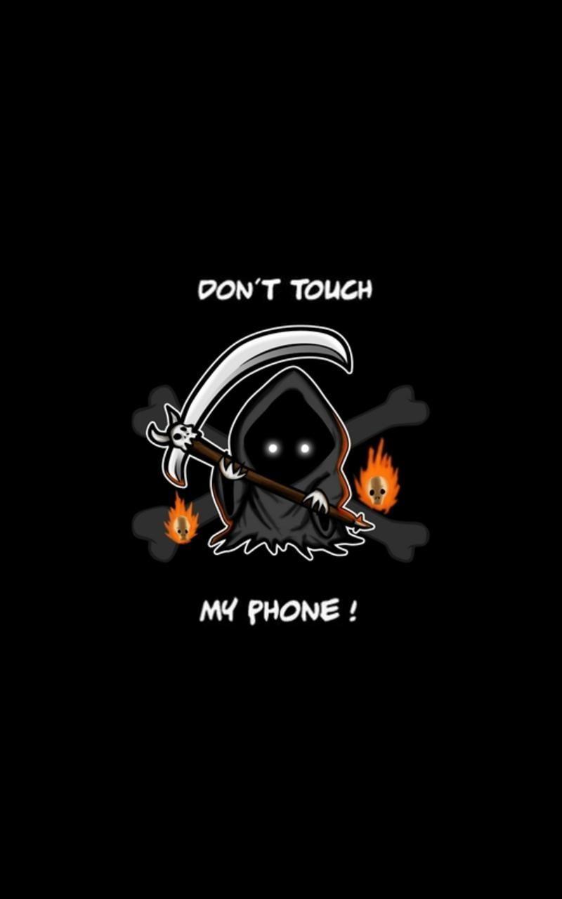 800x1280 Dont Touch My Phone Wallpaper APK Download Personalization
