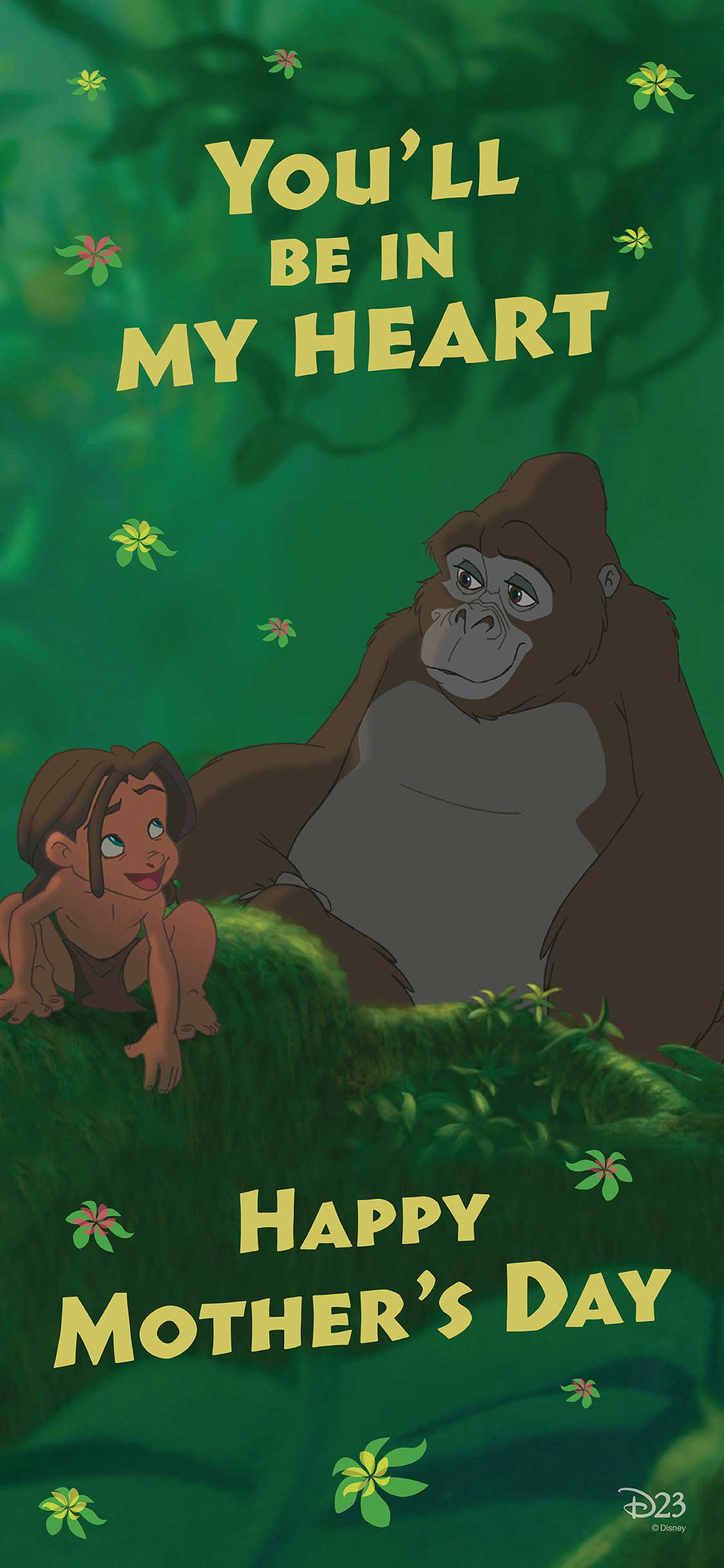 1125x2436 Mother's Day IPhone Background_tarzan 01