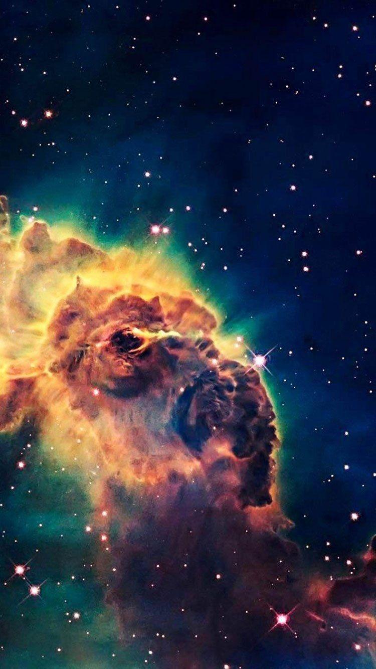 750x1334 iPhone Wallpaper Galaxy 4k