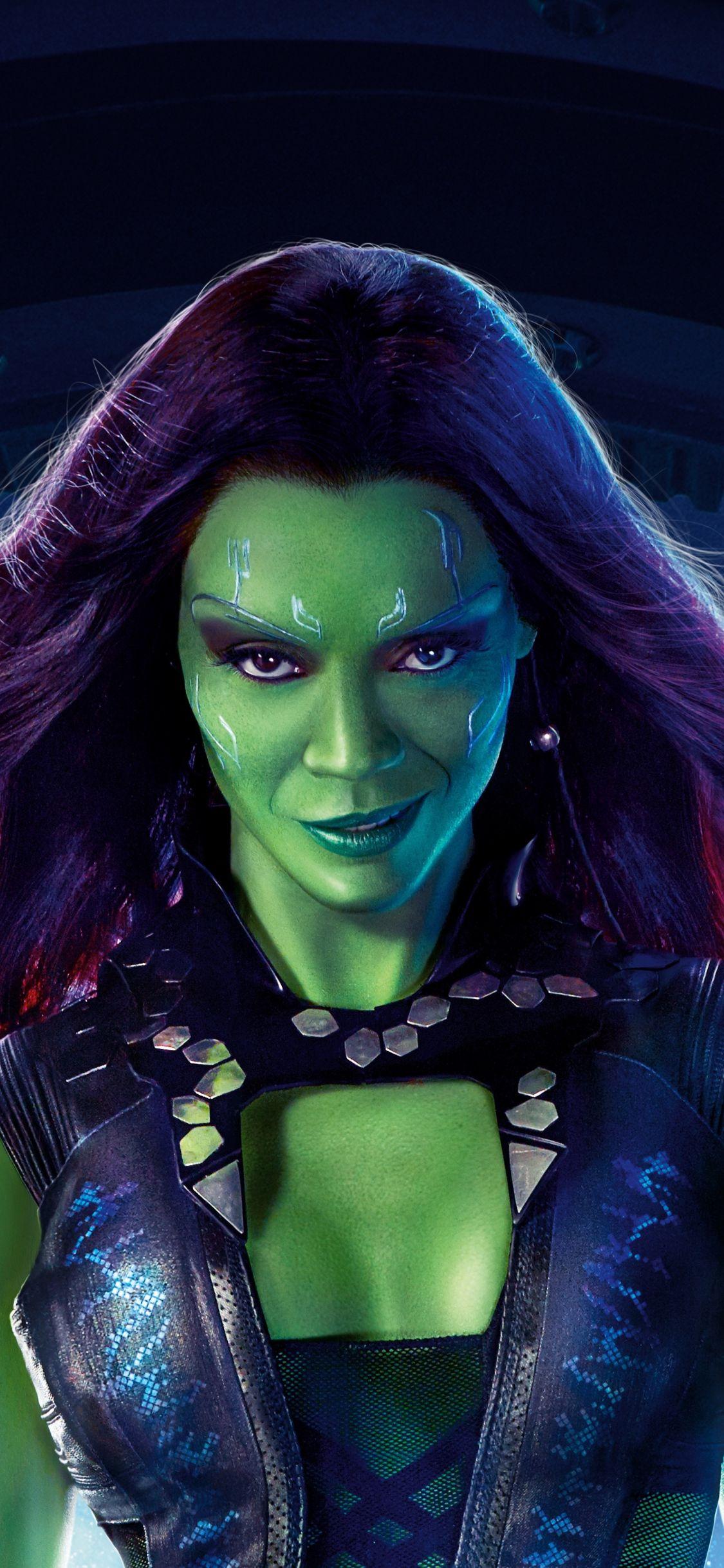1125x2436 Download 1125x2436 wallpaper gamora, guardians of the galaxy