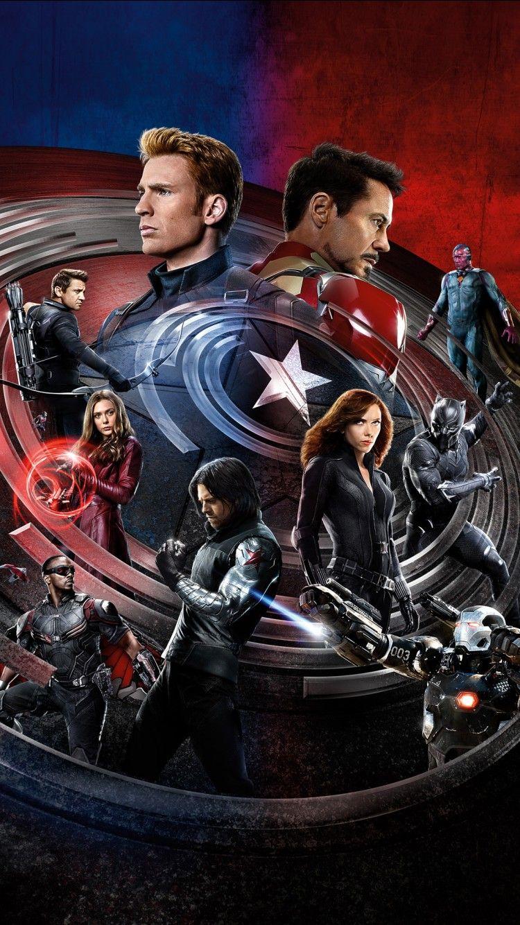 750x1334 Civil War Captain America Iron Man Wallpaper