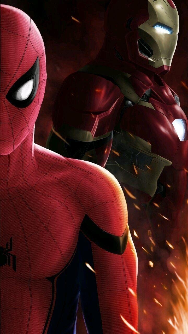 720x1279 Spider Man And Iron Man IPhone Wallpaper. Iron Man