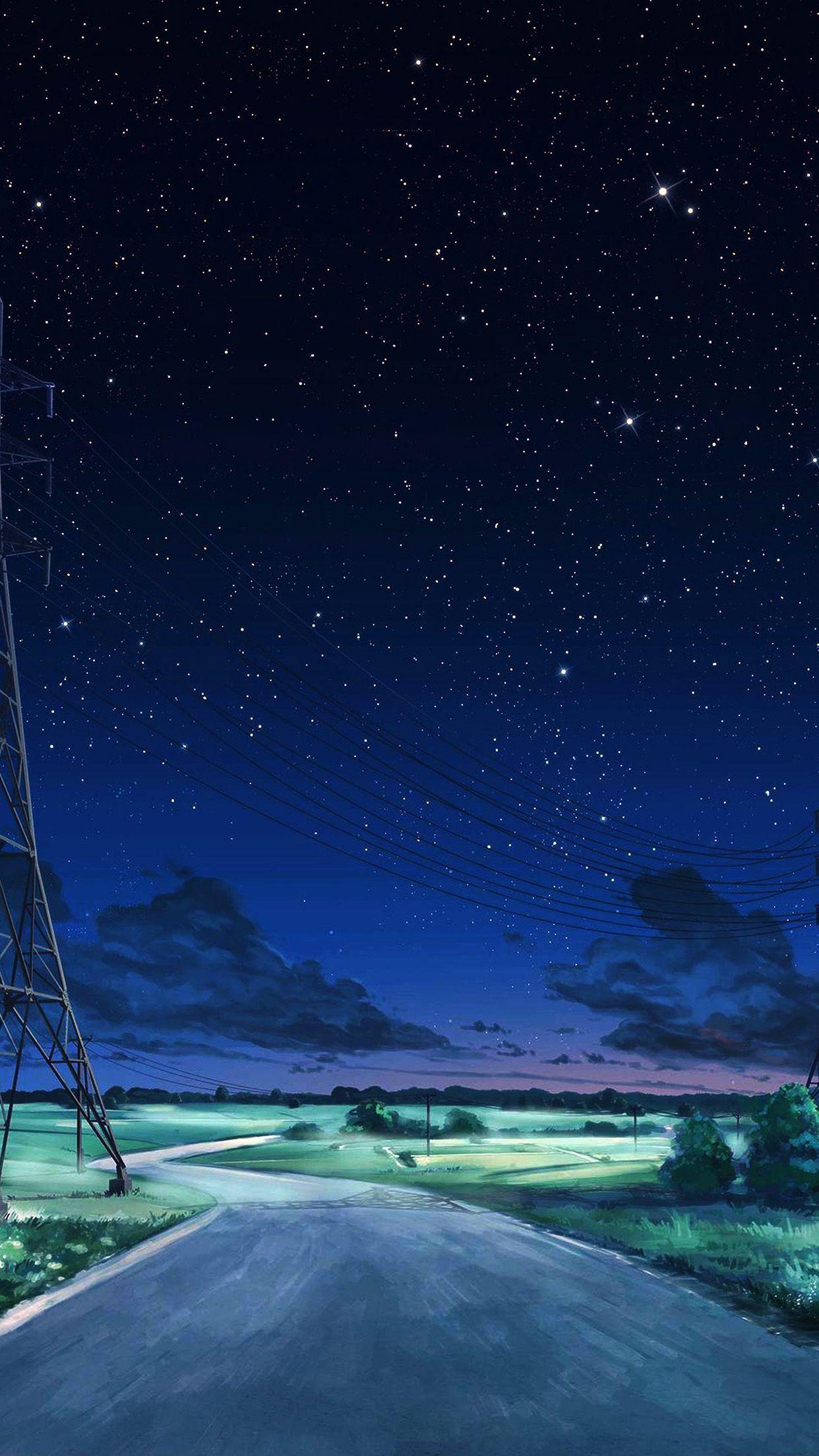 Night Sky Anime Wallpapers - Top Free Night Sky Anime Backgrounds ...