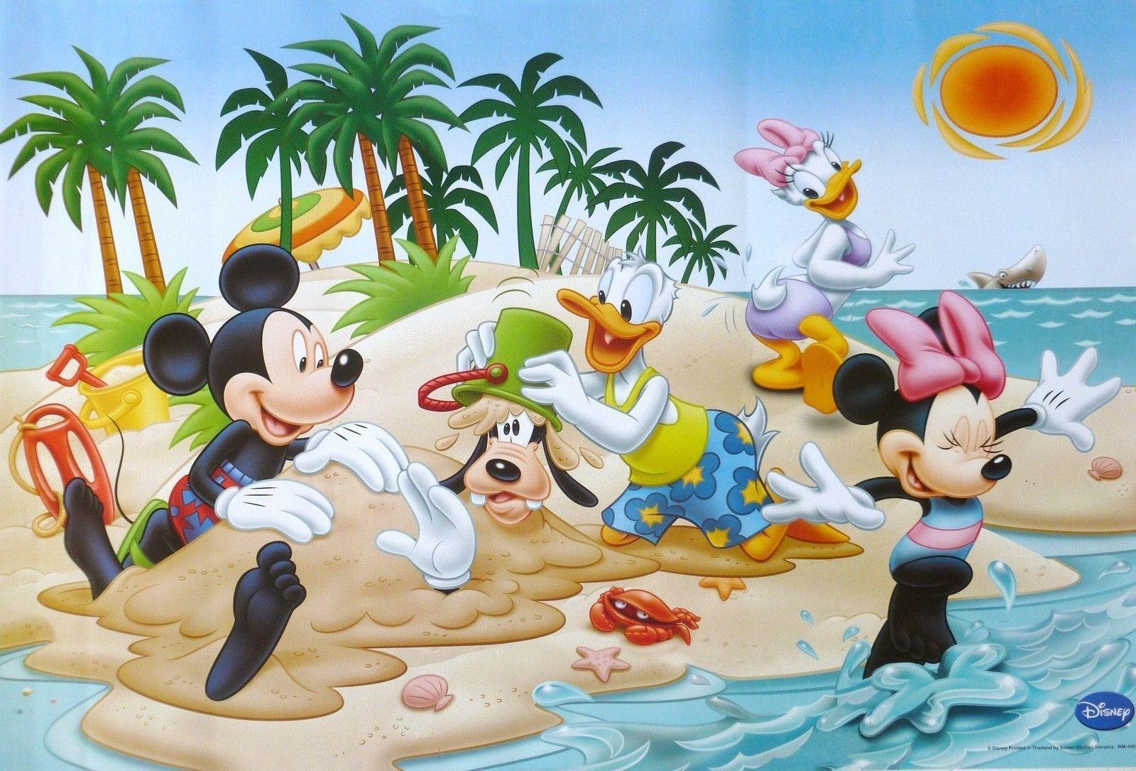 Mickey And Minnie Mouse Beach Walt Disney World