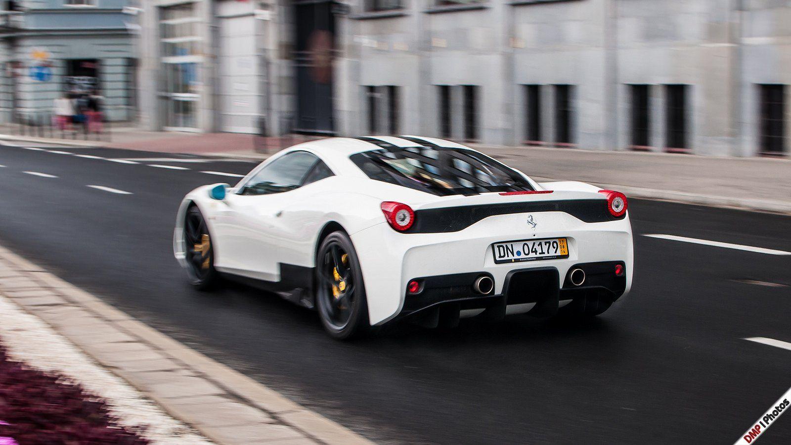 1600x900 Ferrari 458 Speciale White wallpaperx900