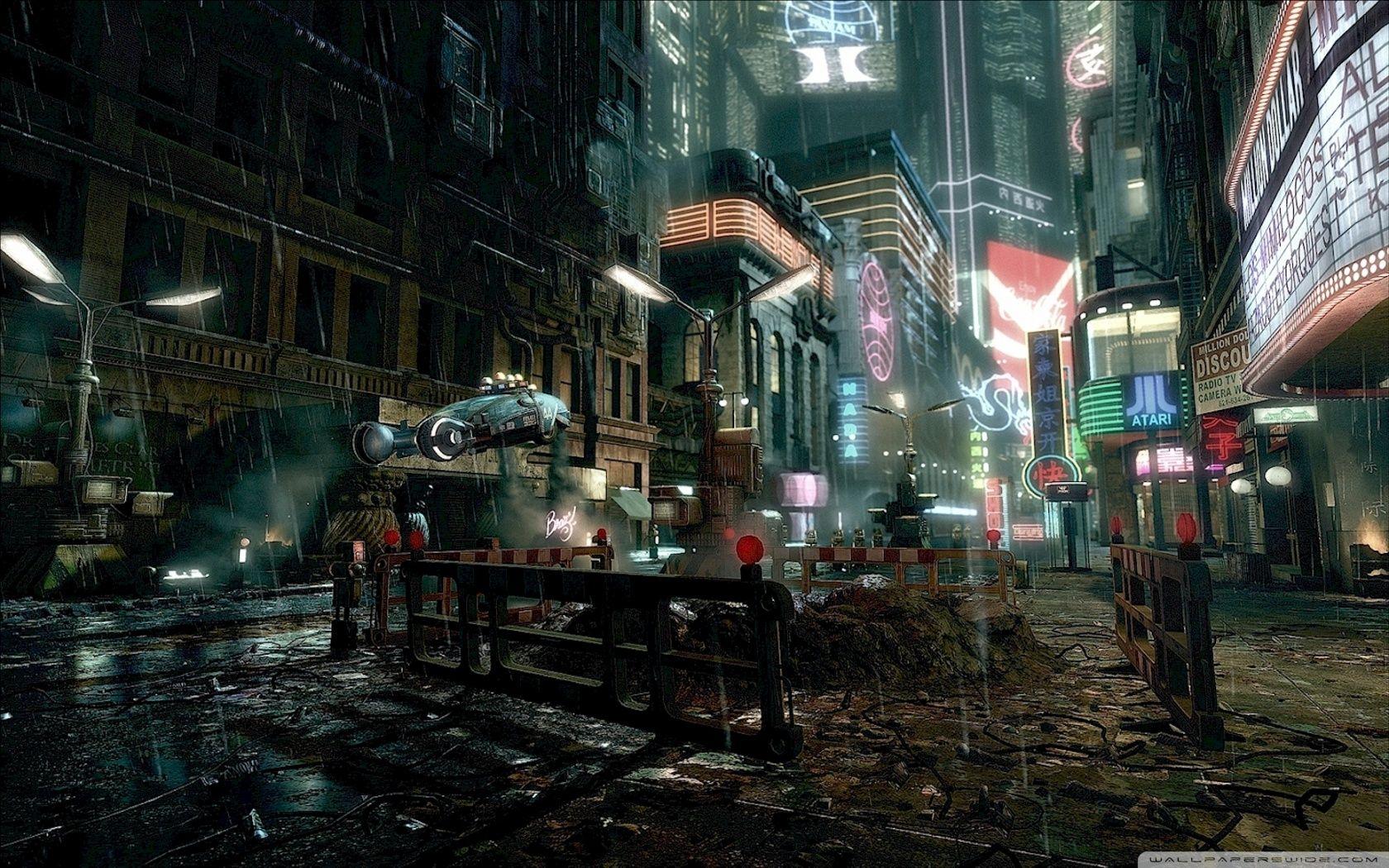 1680x1050 BladeRunner Artwork 3 ❤ 4K HD Desktop Wallpaper for • Wide & Ultra