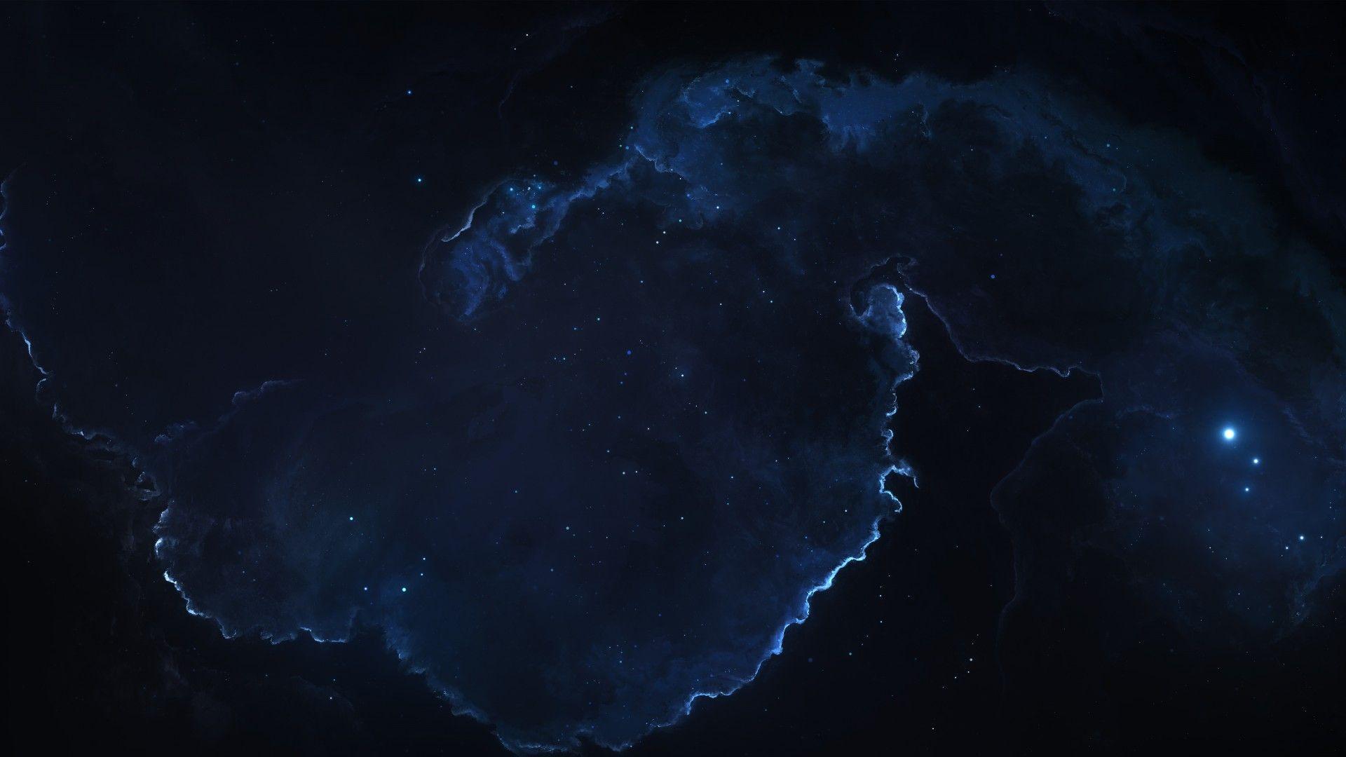 1920x1080 Wallpaper Dark space, Stars, 4K, 8K, Space