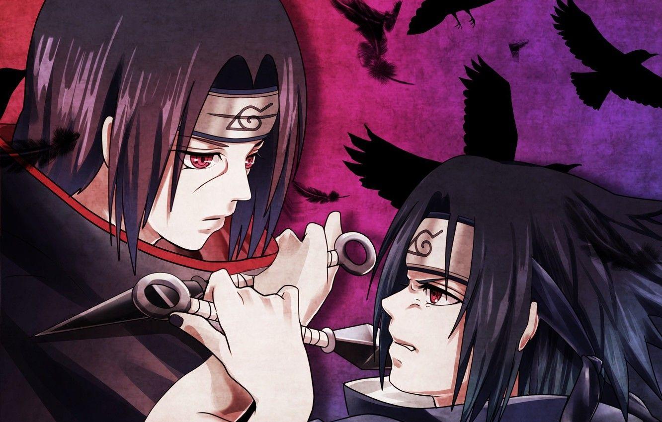 1332x850 Photo Wallpaper Sasuke, Naruto, Naruto, Itachi Uchiha - Наруто
