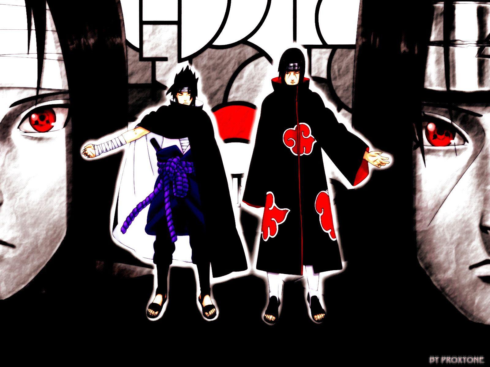 1600x1200 Sasuke and Itachi