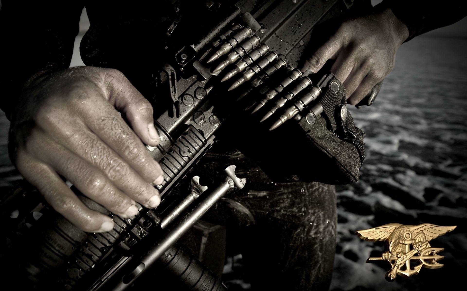 1920x1200 Navy Seals Logo Wallpaper