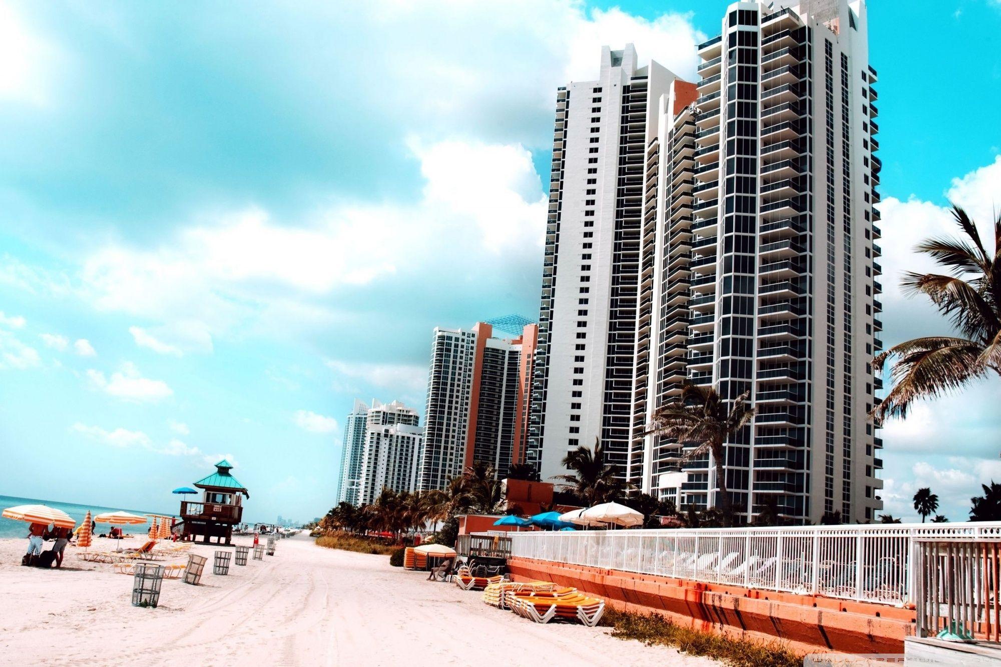 2000x1333 Miami Beach Ultra HD Desktop Background Wallpaper for