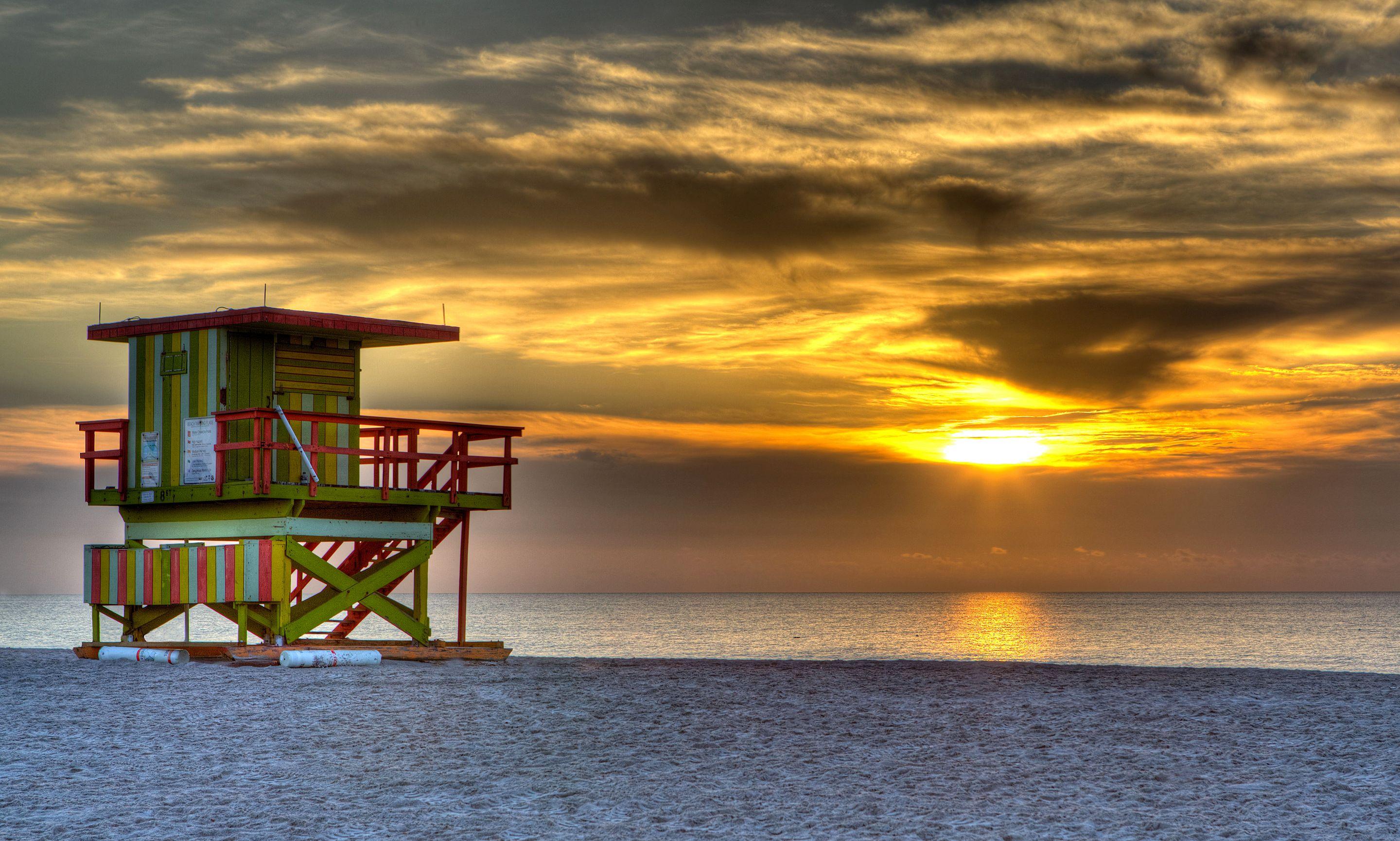 2880x1730 South Beach Wallpaper