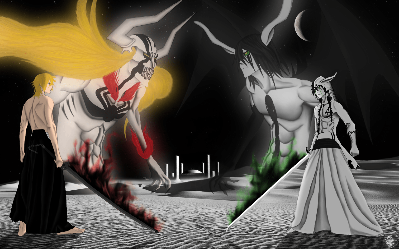 Ulquiorra Ichigo Wallpapers Top Free Ulquiorra Ichigo Backgrounds
