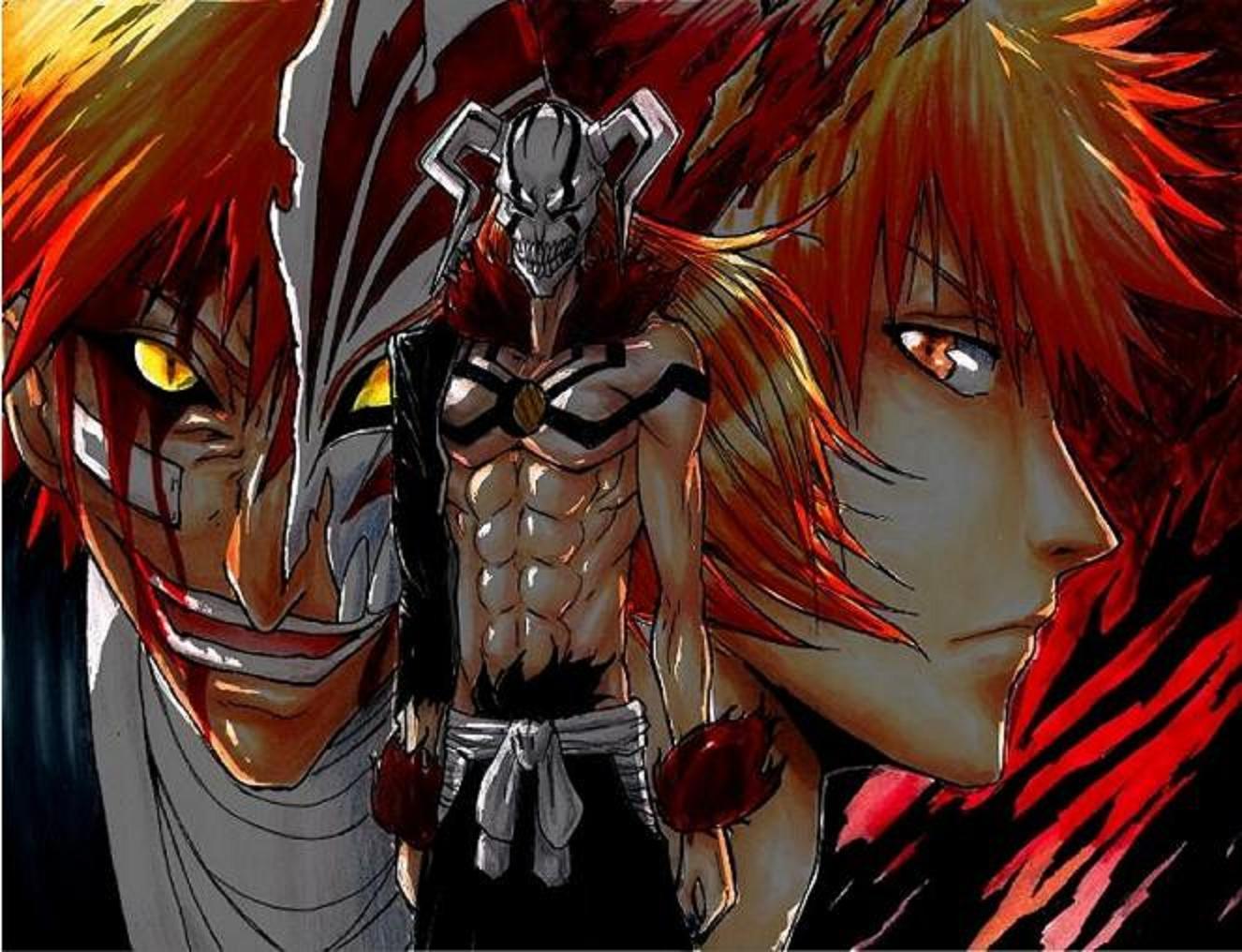 Anime Kurosaki Ichigo Bleach Hollow Vasto Lorde Selec