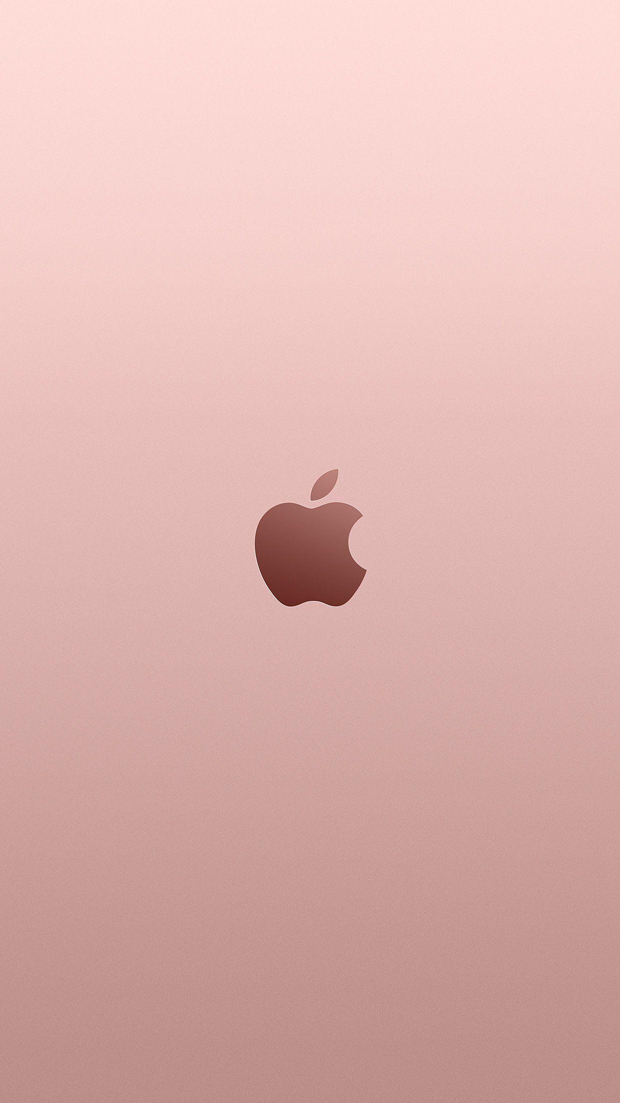 1242x2208 iPhone Rose Gold Wallpaper Background Apple