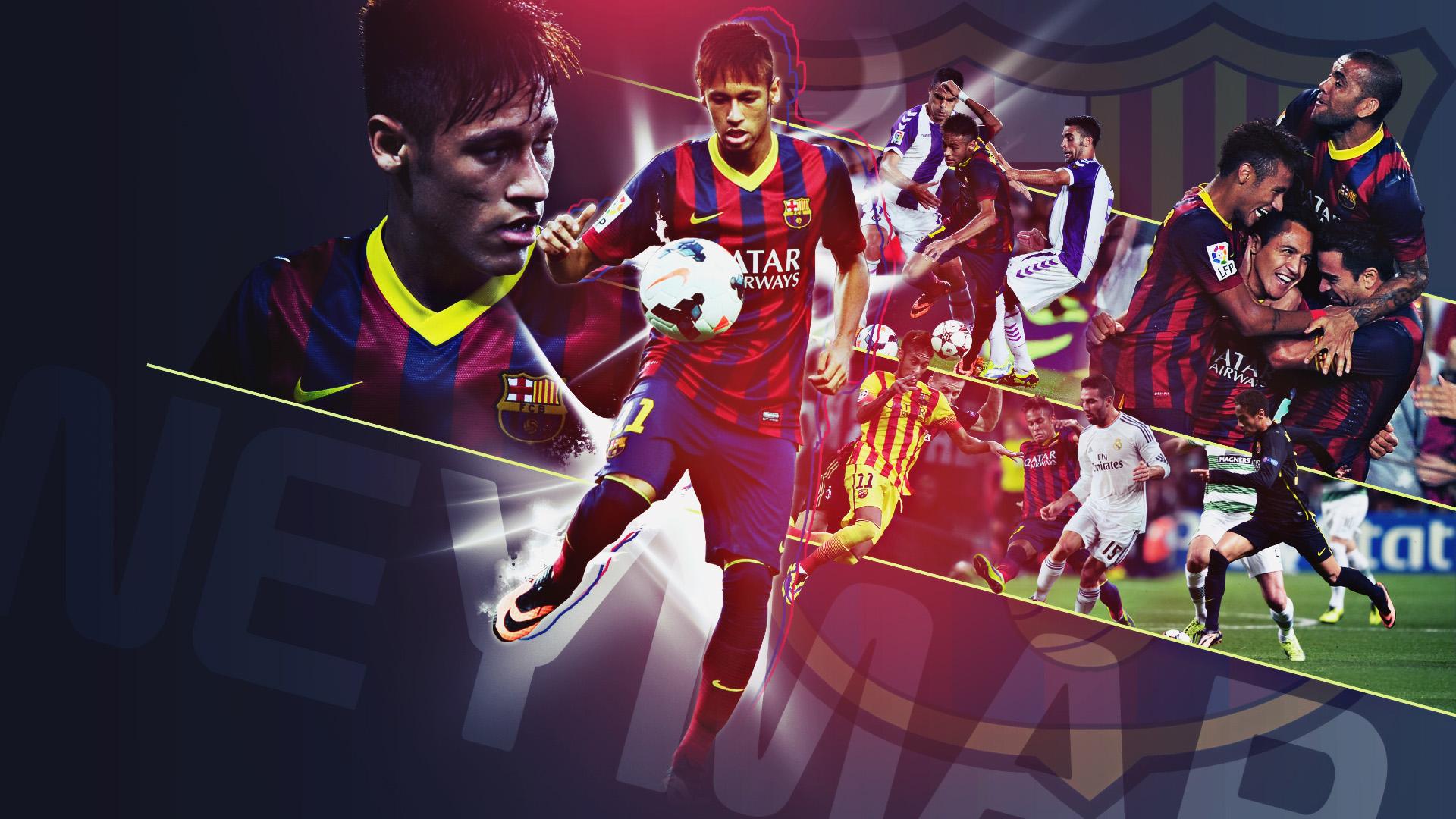 1920x1080 Neymar Barcelona Wallpaper