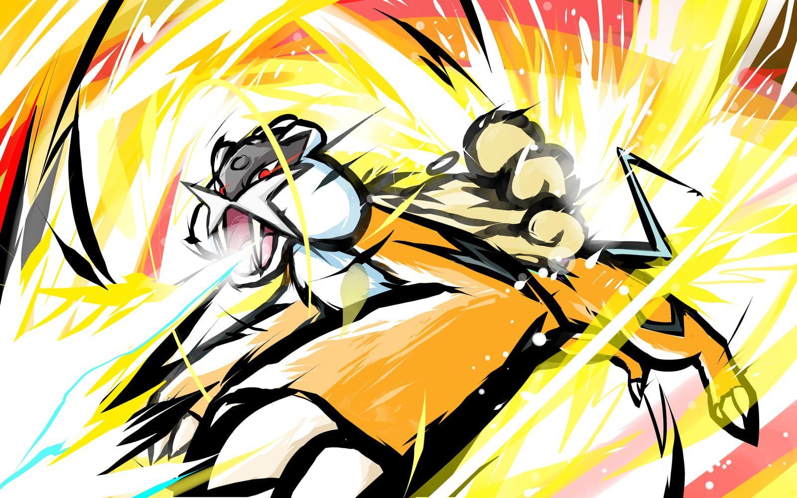 1600x1000 Pokemon character photo, ishmam, Pokémon, Raikou, Shiny Raikou HD