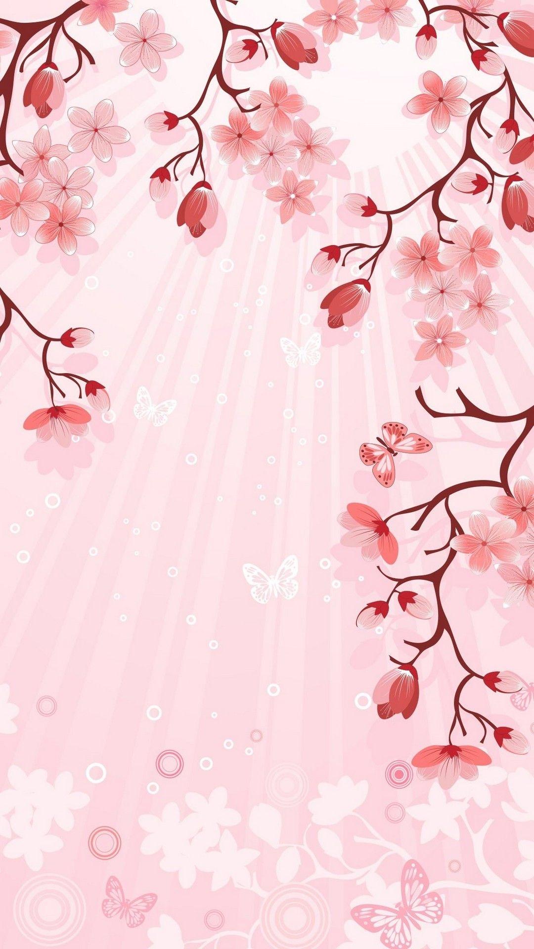 Cherry Blossom Wallpaper Anime Kawaii