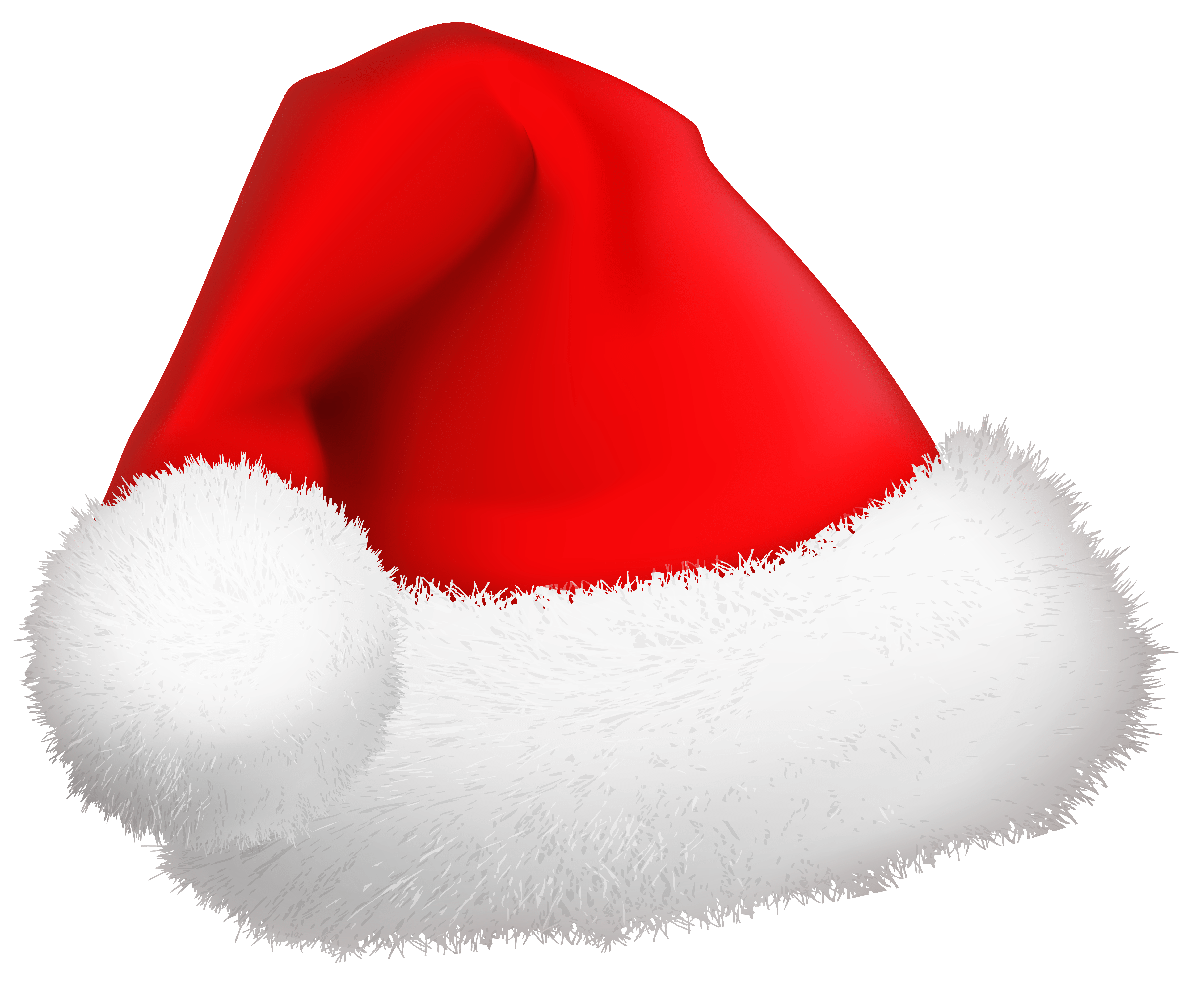 6306x5197 Christmas Santa Hat PNG Clip Art Image