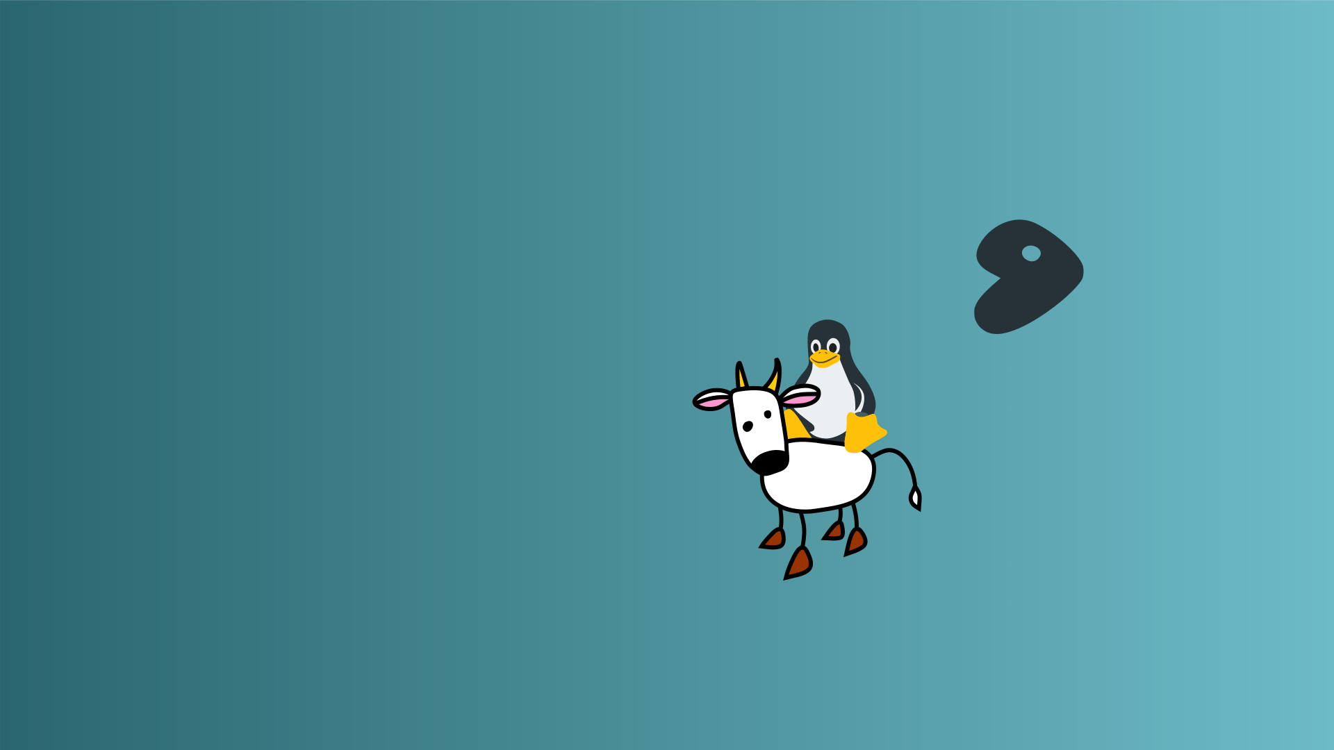 1920x1080 a quite simple gentoo wallpaper (using inkscape)