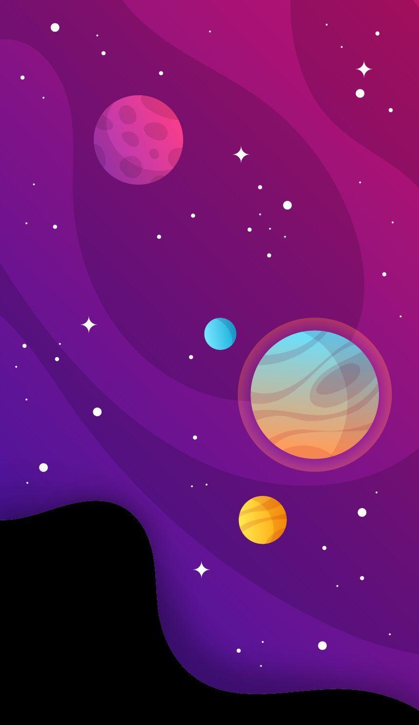 858x1484 Minimal space phone wallpaper. Space phone wallpaper