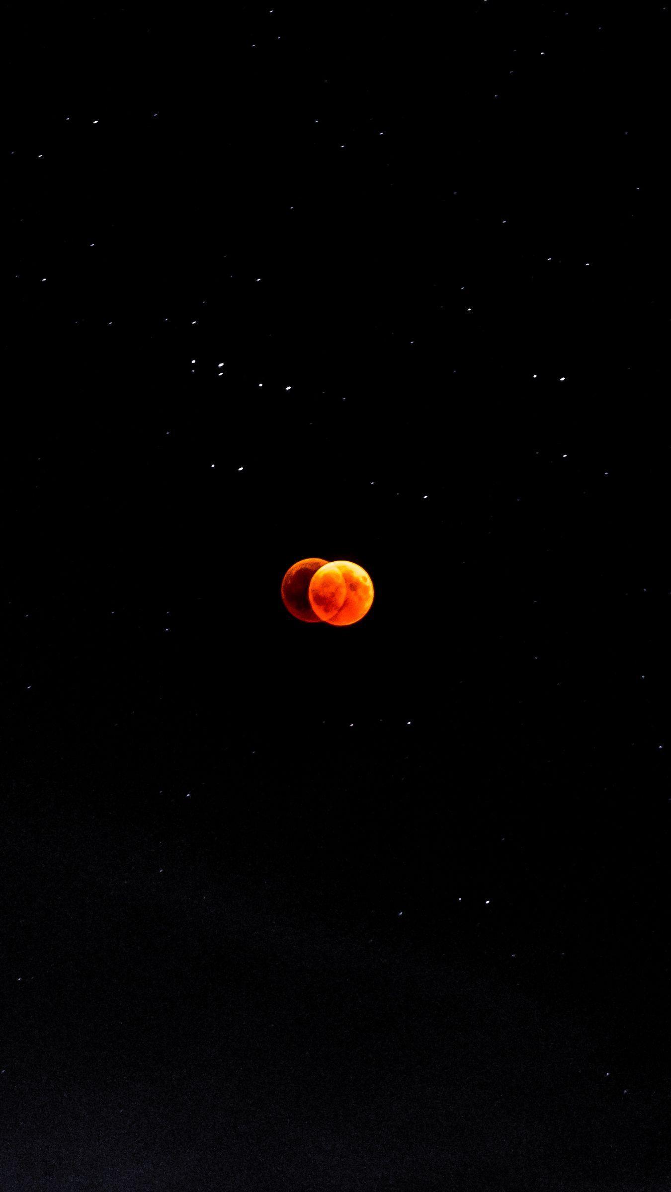1350x2400 Download wallpaper 1350x2400 moon, couple, sky, space, minimalism