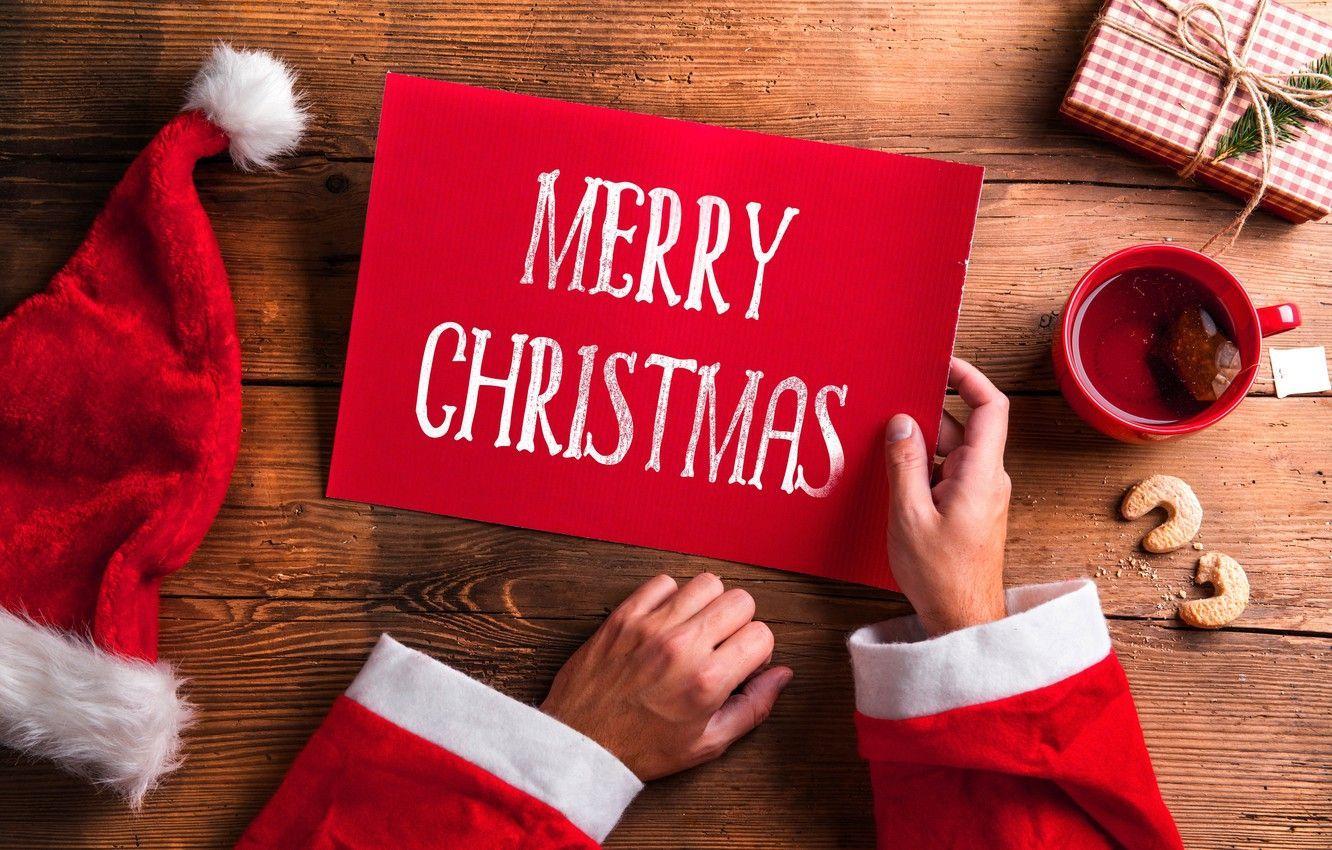 1332x850 Wallpaper New Year, Christmas, gifts, Christmas, wood, Merry