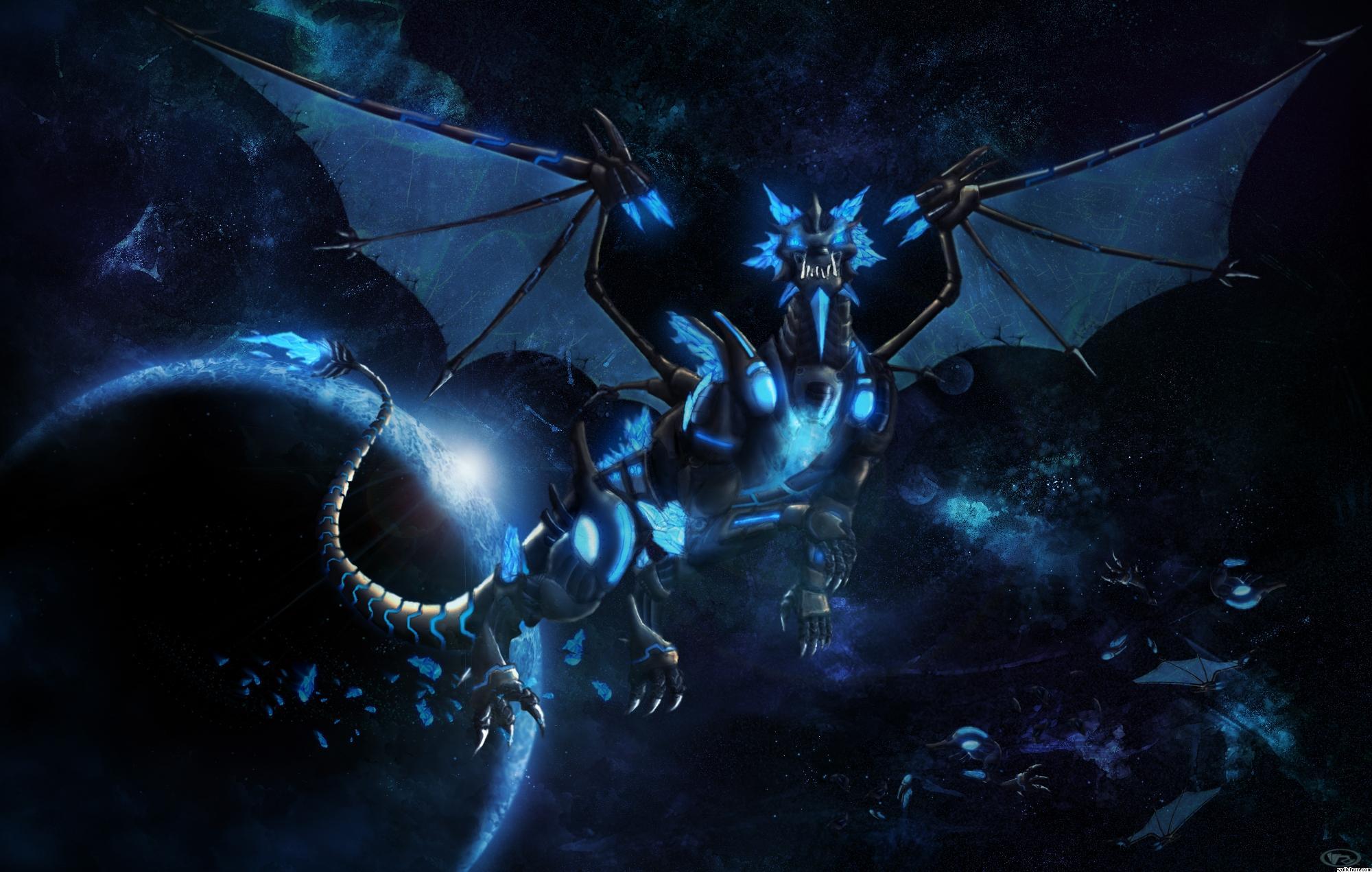 Cool Blue Dragon Wallpapers Top Free Cool Blue Dragon Backgrounds Wallpaperaccess