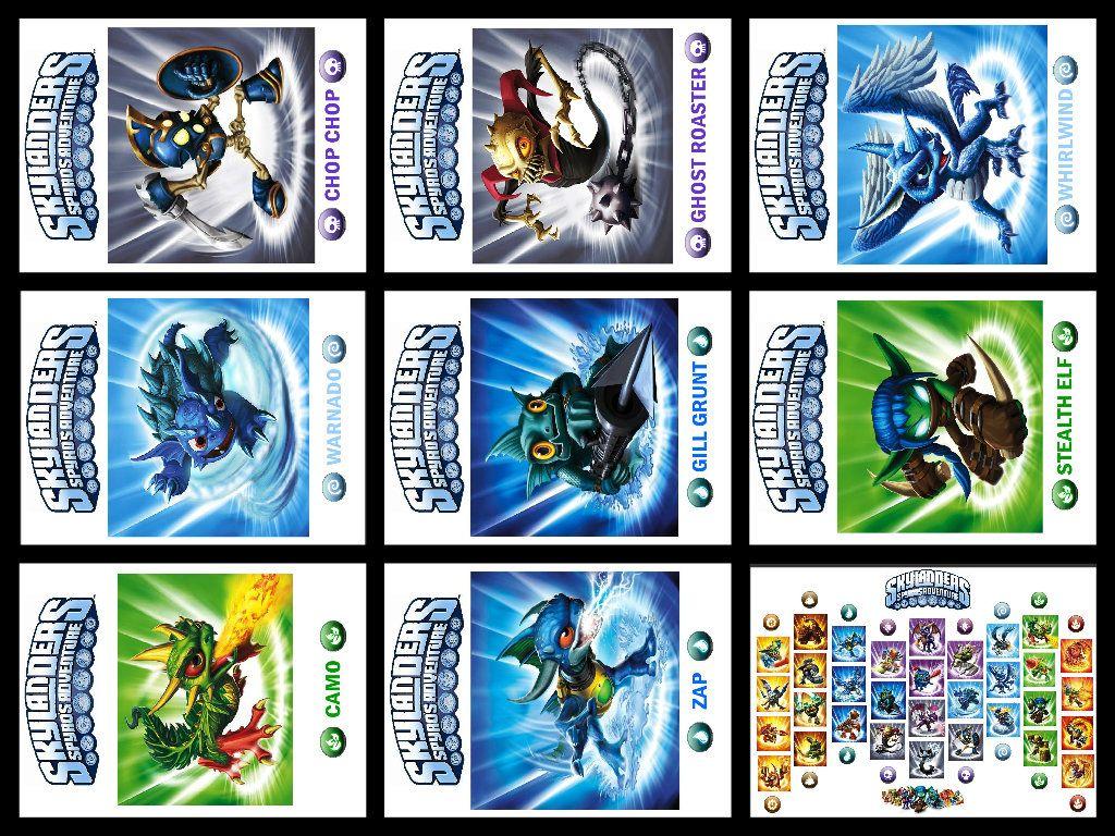1024x768 Bingo Calling Cards 2: Spyro's Adventure fan Art