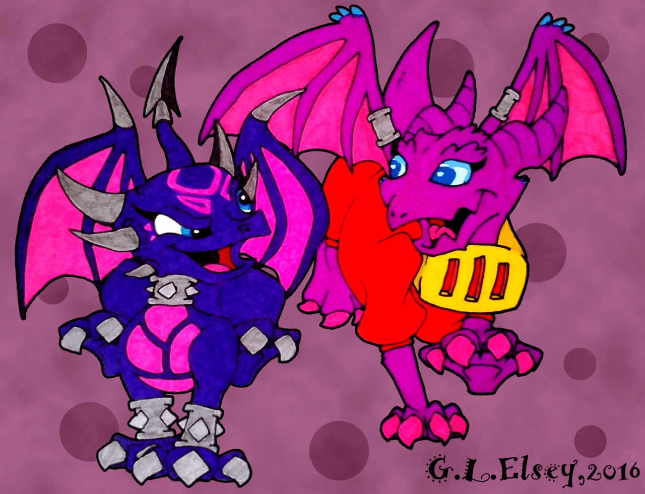 1280x981 Cynder and Nibbs: Spyro's Adventure Fan Art 39963605