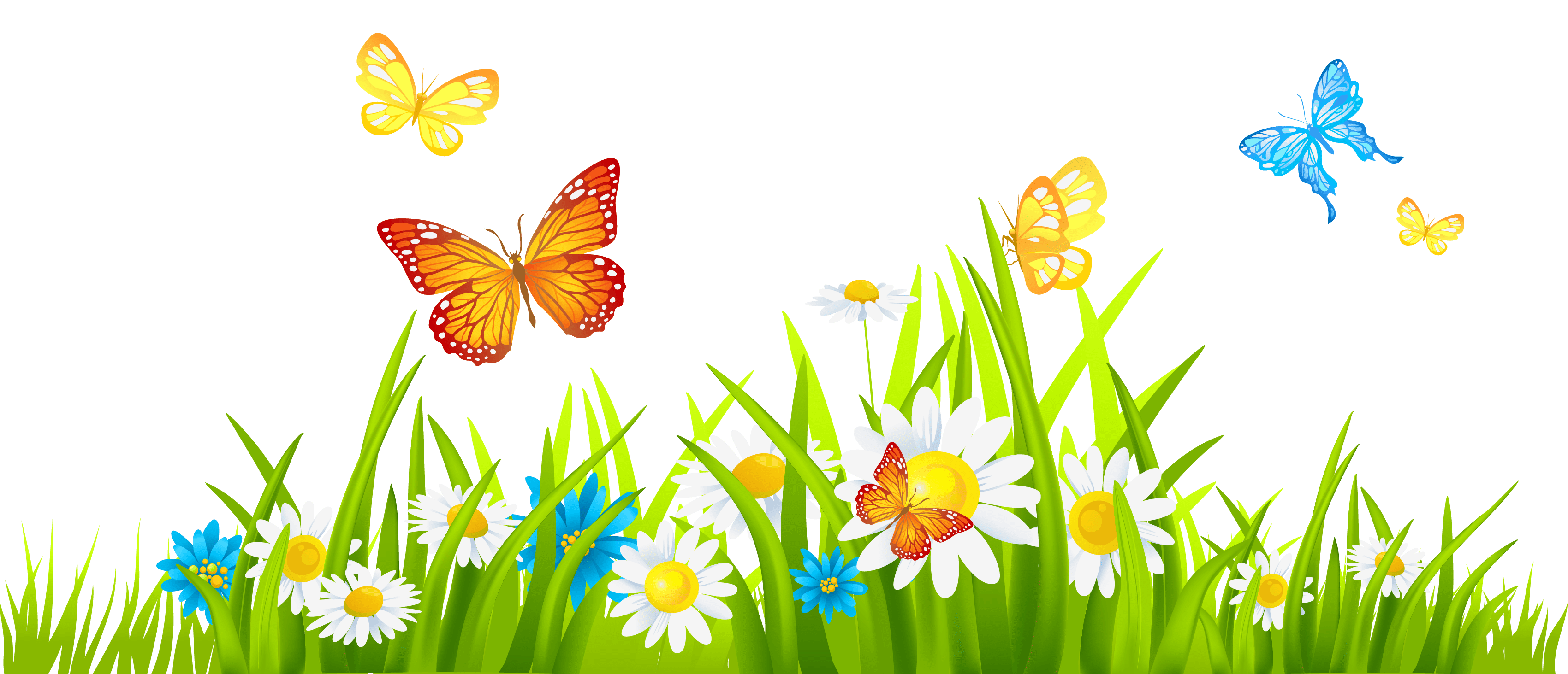 3400x1463 Garden Clipart Wallpaper