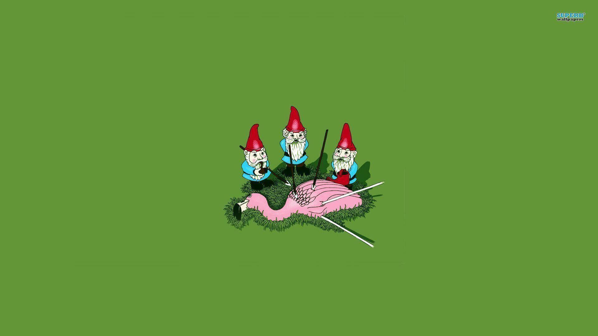 1920x1080 Garden Gnome Wallpaper