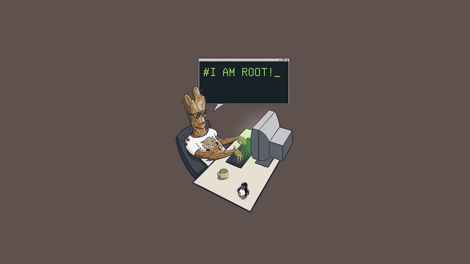 1920x1080 Groot I Am Root, HD Computer, 4k Wallpaper, Image, Background
