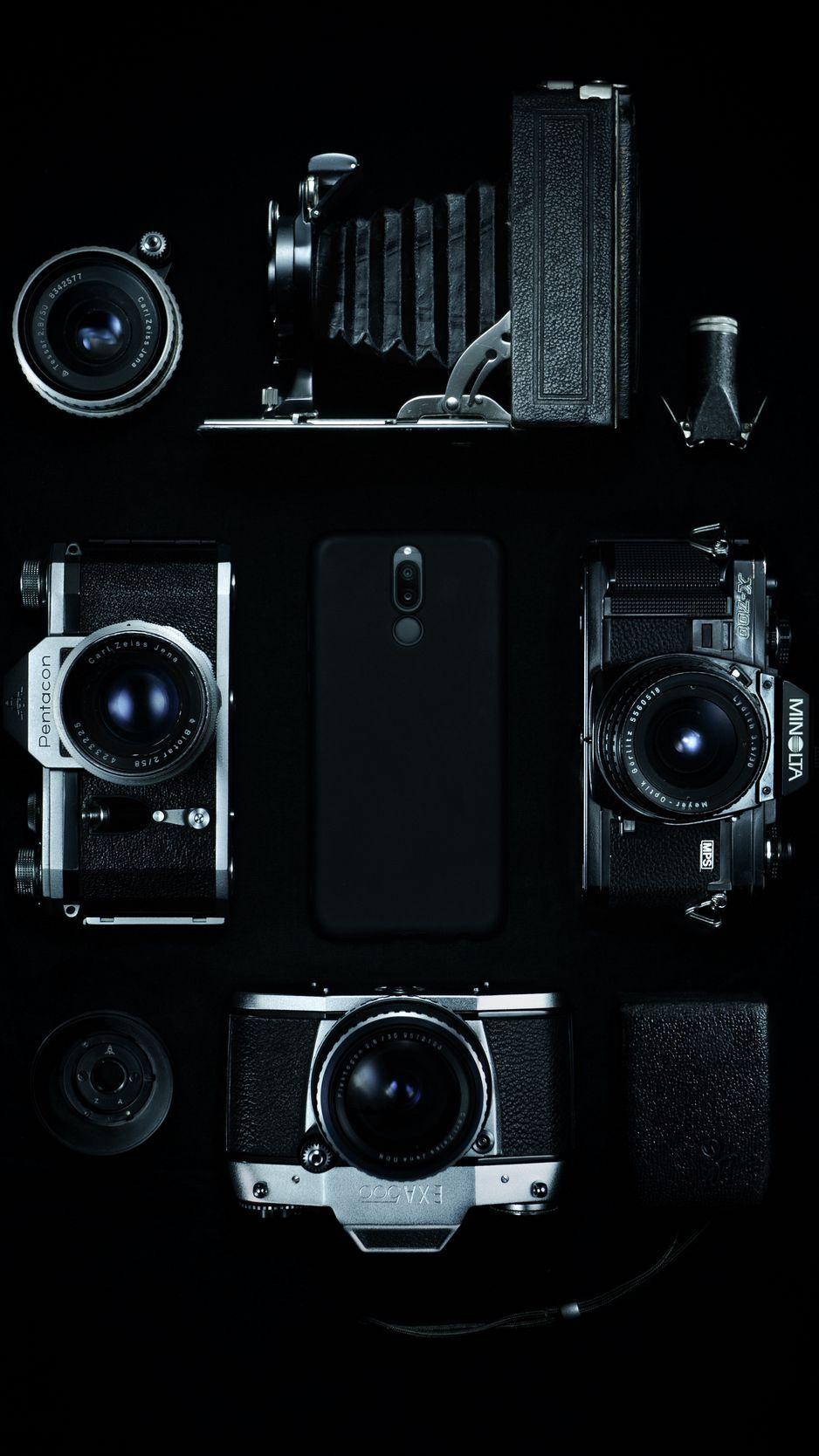 938x1668 Download wallpaper 938x1668 cameras, vintage, smartphone, retro