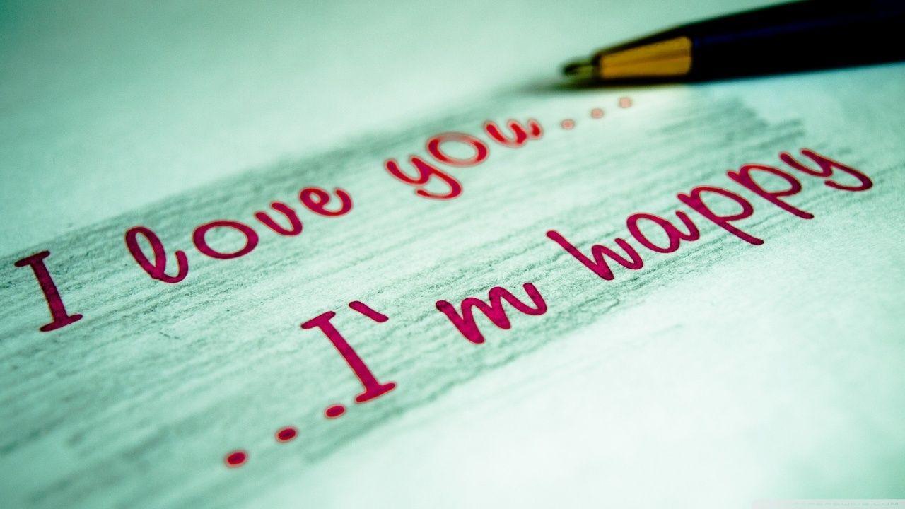 1280x720 I'm Happy Wallpaper