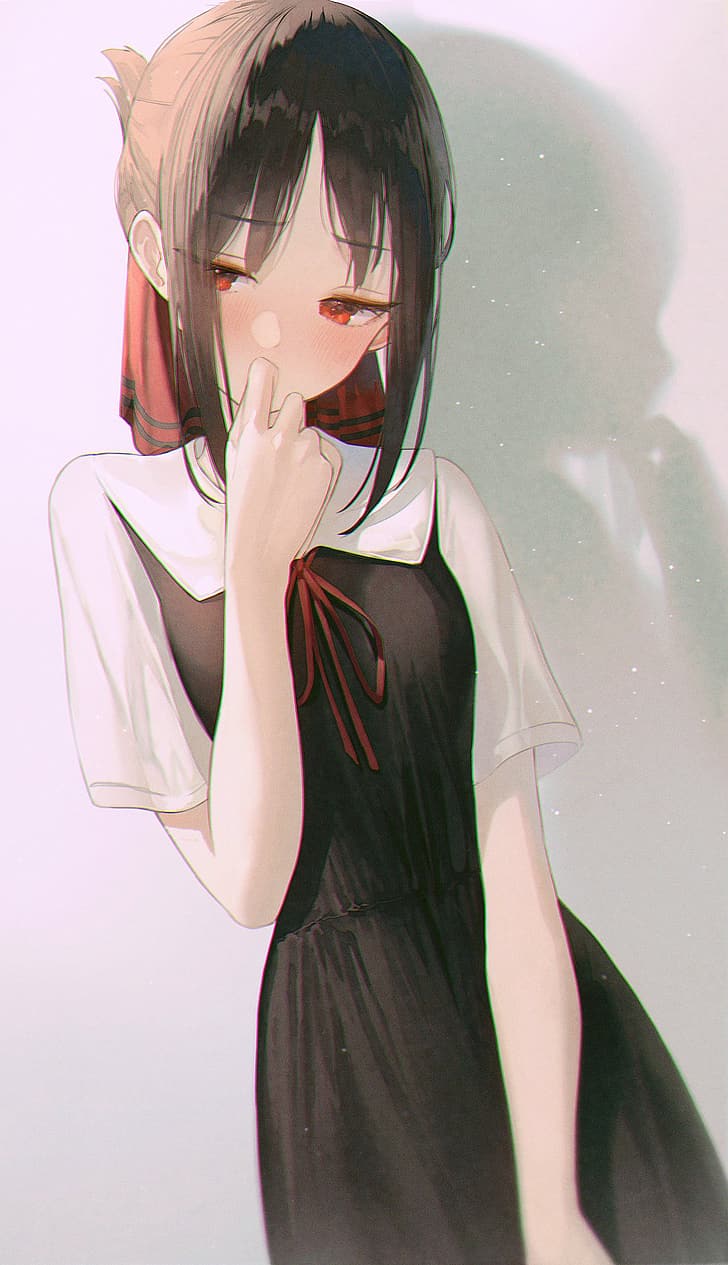 728x1265 HD Wallpaper: Kaguya Sama: Love Is War, Anime Girls, 2D, Long Hair