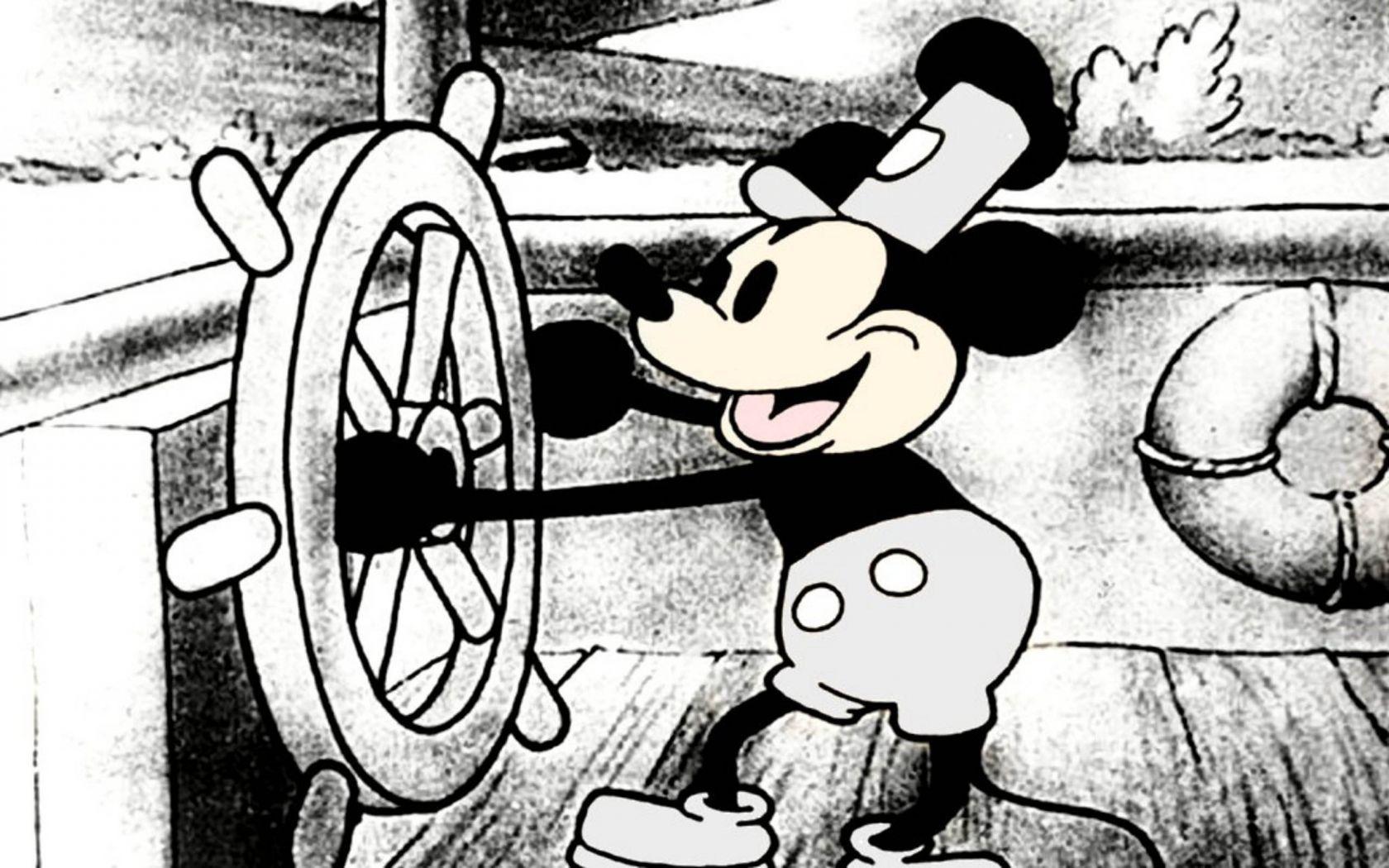 1680x1050 Classic Mickey Mouse. Right Click The Wallpaper, Select Set As
