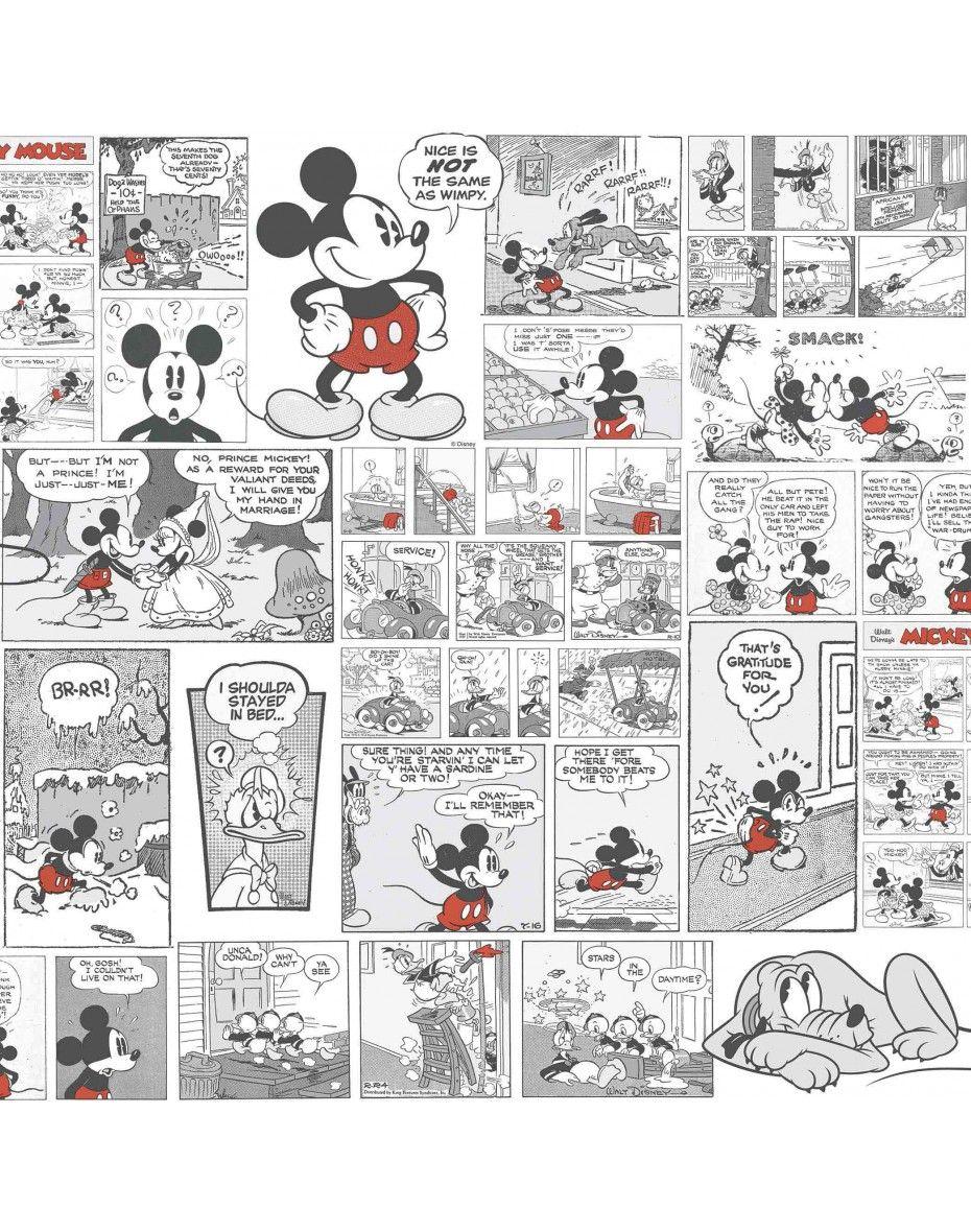 930x1180 Wallpaper 30113 Mickey Classic Rasch Textil Deti and More