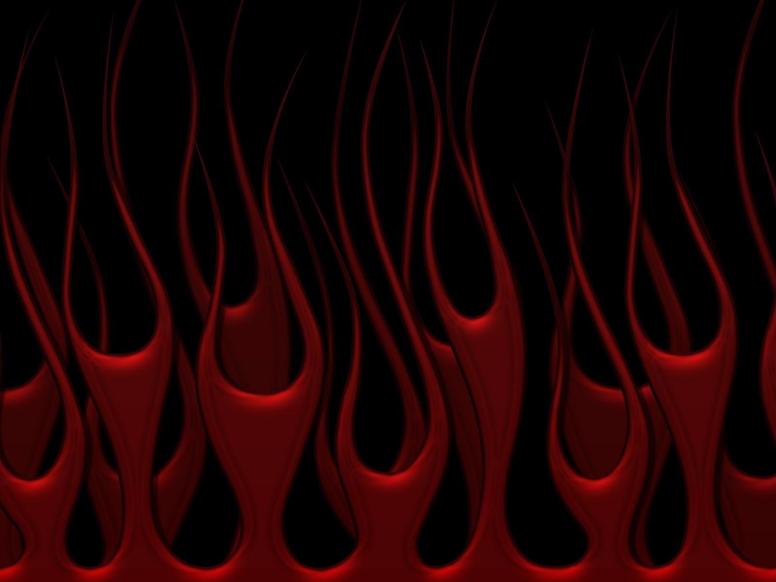 1600x1200 Red Flames Wallpaper