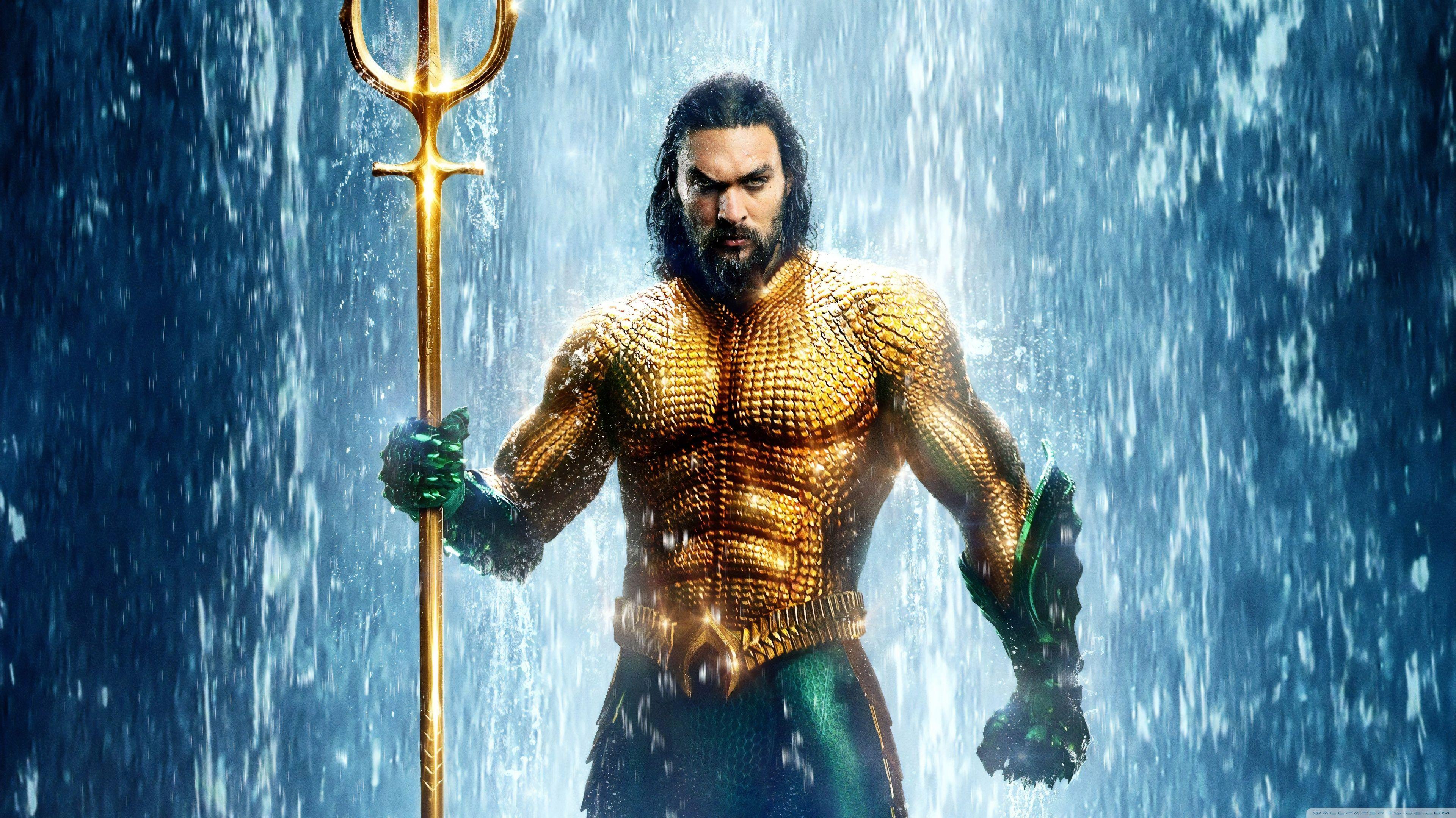 3840x2160 Aquaman Movie Jason Momoa Actor Ultra HD Desktop Background