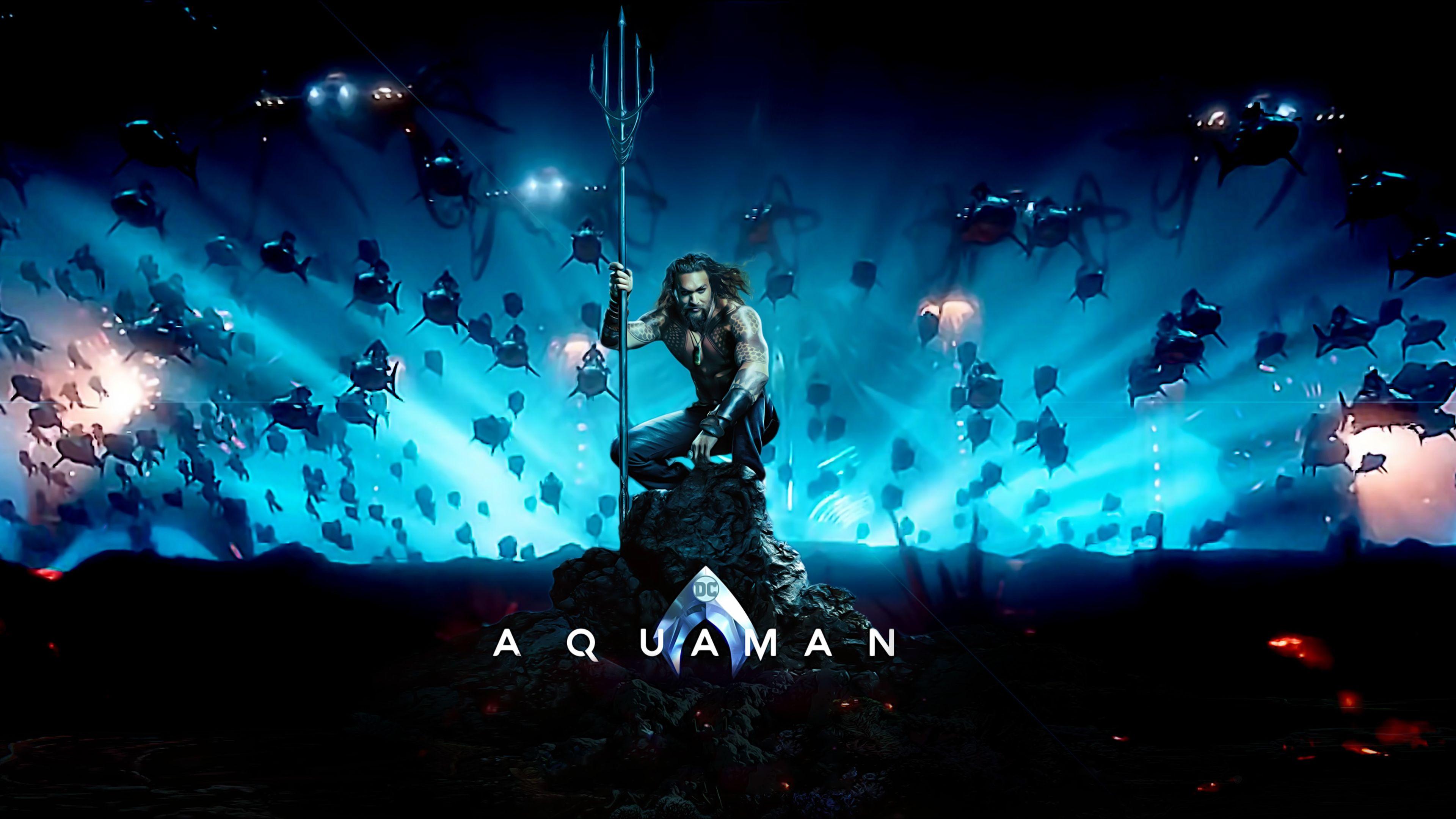 3840x2160 Wallpaper 4k Aquaman Movie Poster 2018 Movies Wallpaper, 4k