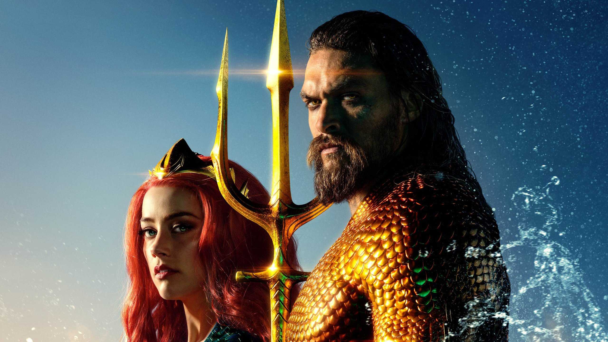 2560x1440 Aquaman Movie Official Poster HD Wallpaper (2560x1440)