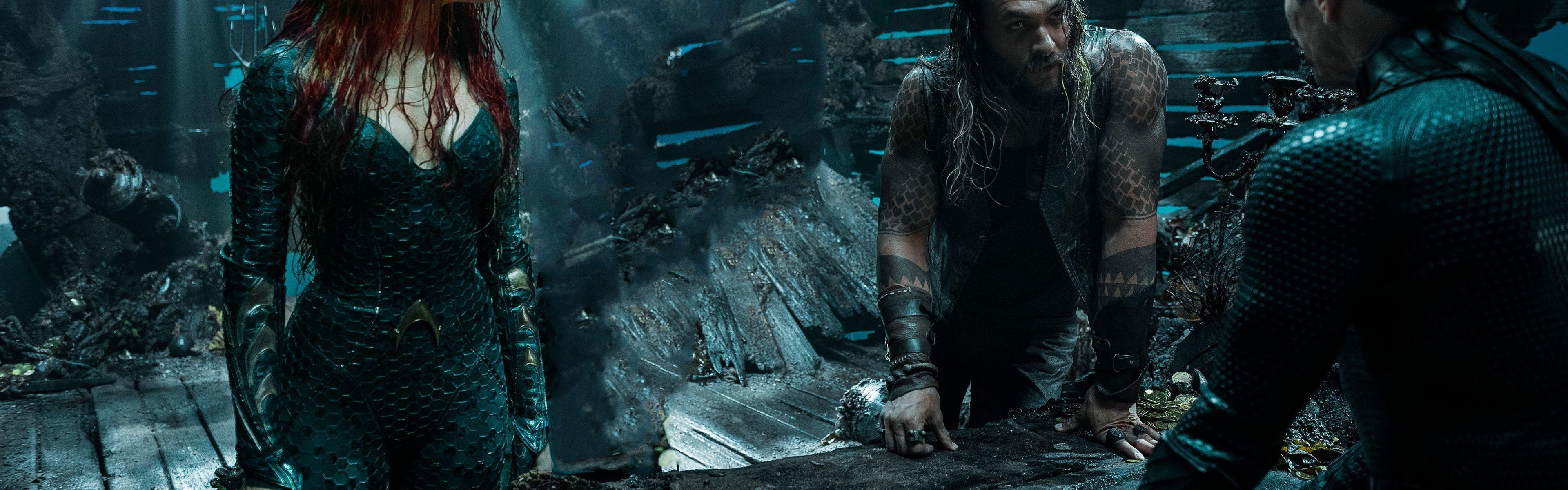 3840x1200 Aquaman Amber Heard Mera 5k HD Wallpaper Data Src Full