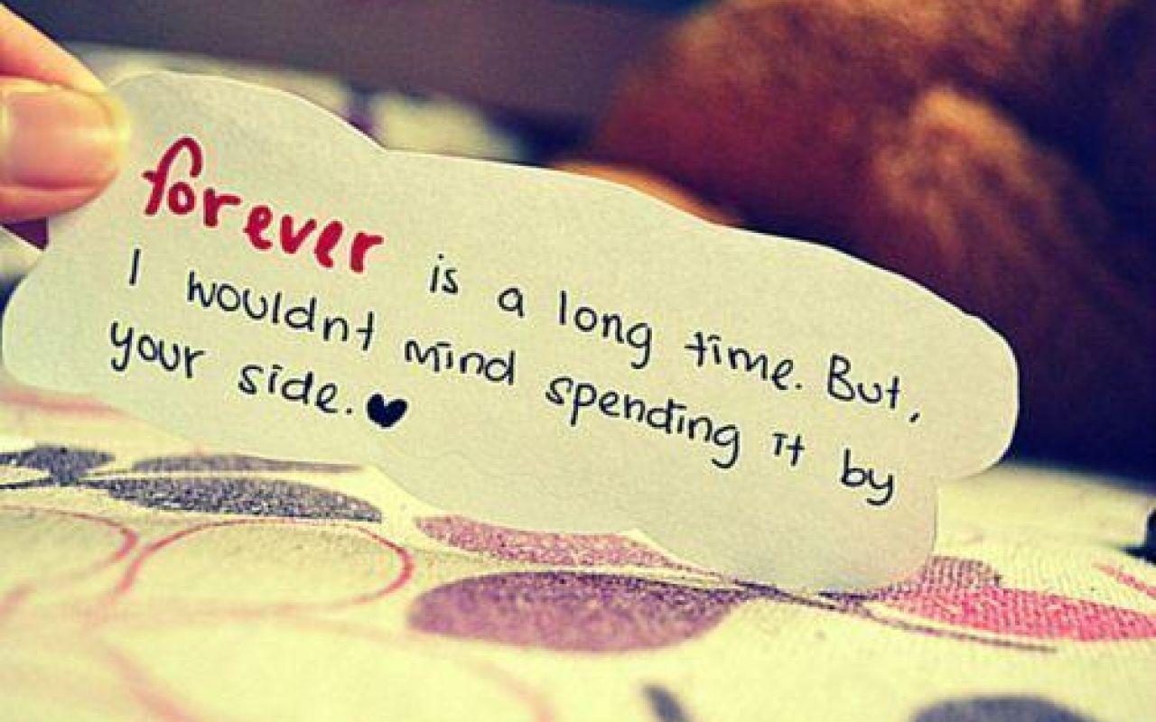 1280x800 Free Cute Love Quote Wallpaper